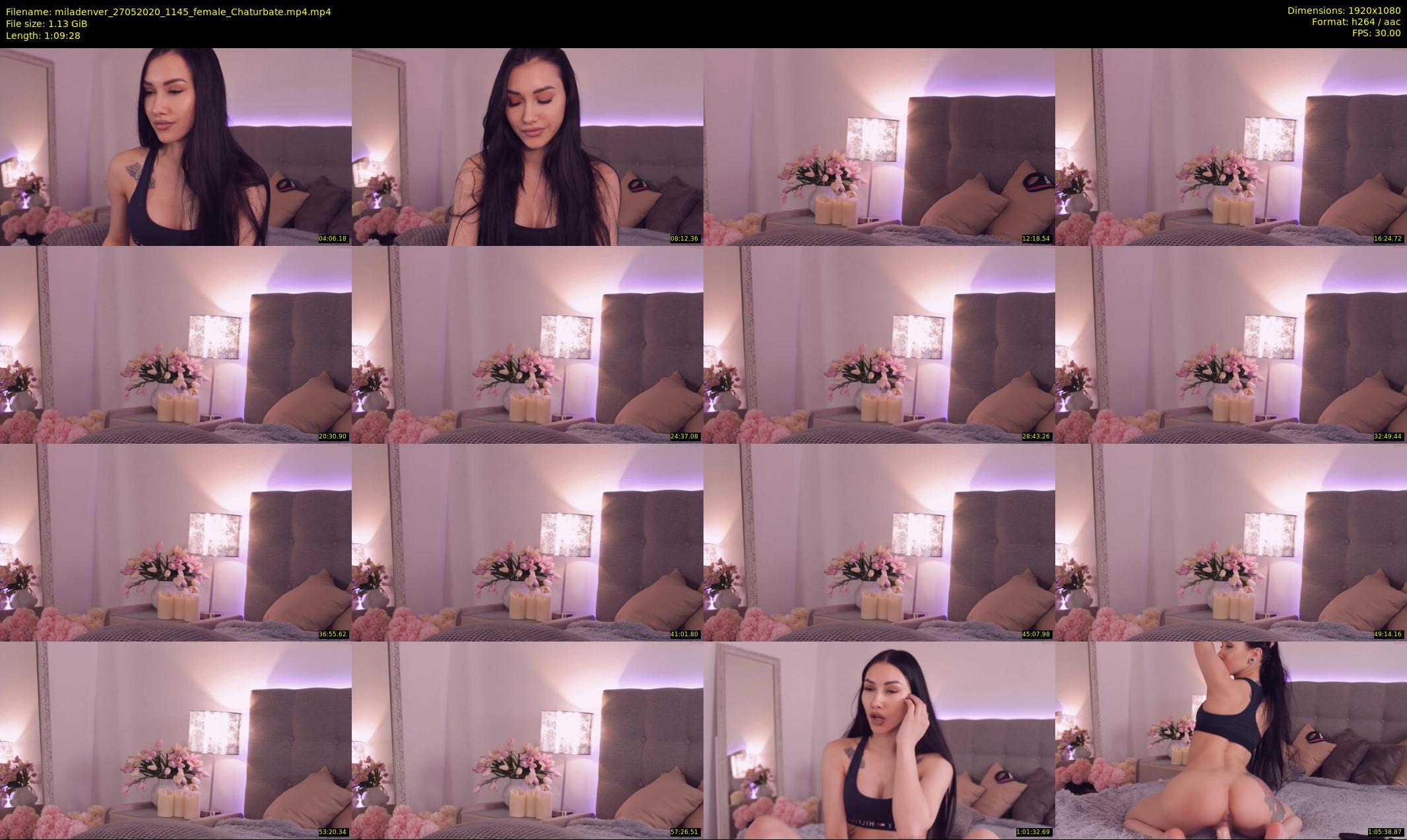 miladenver — 70 minute Chaturbate female cam show recording, 1080p, May 27, 2020