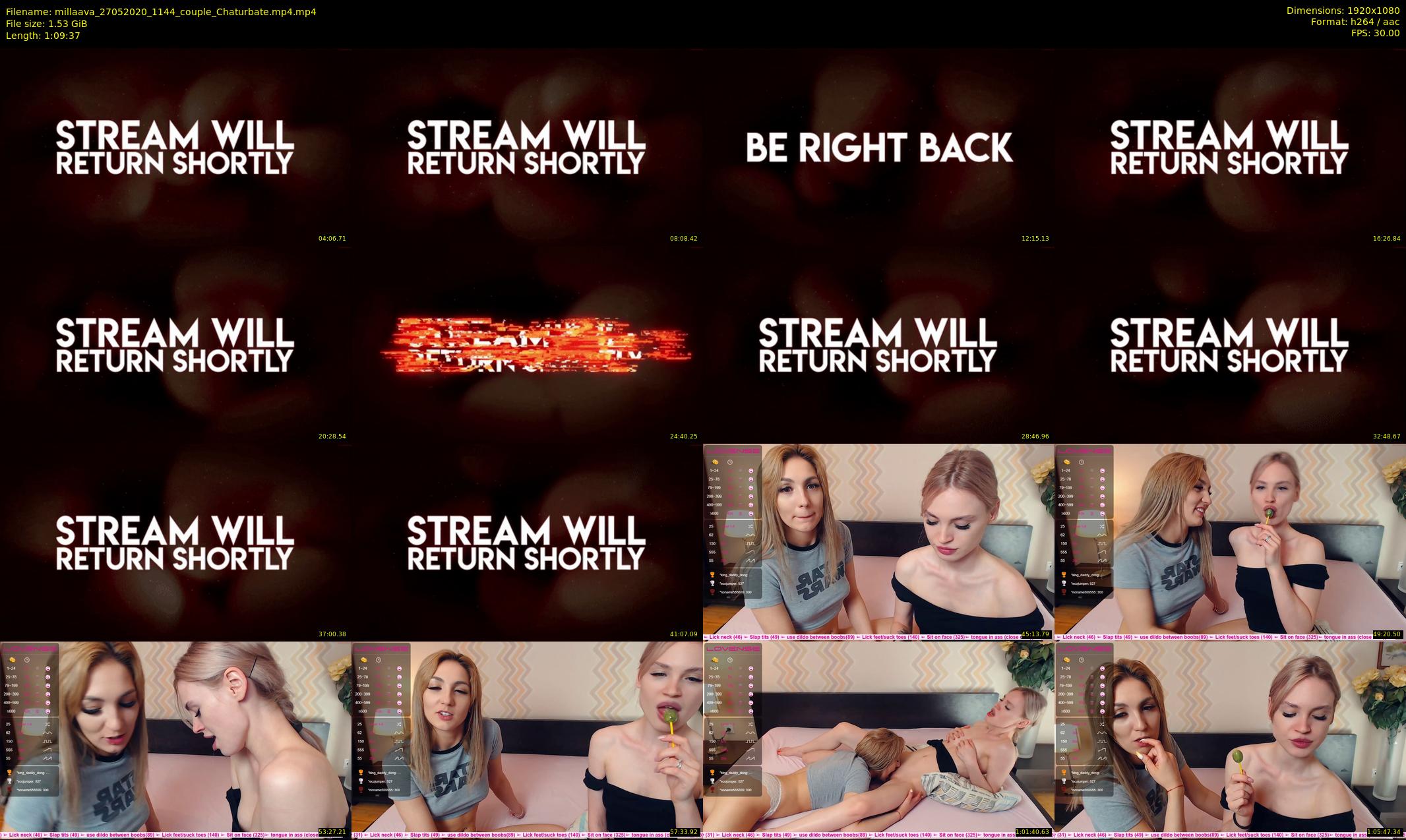 millaava — 70 minute Chaturbate female cam show recording, 1080p, May 27, 2020