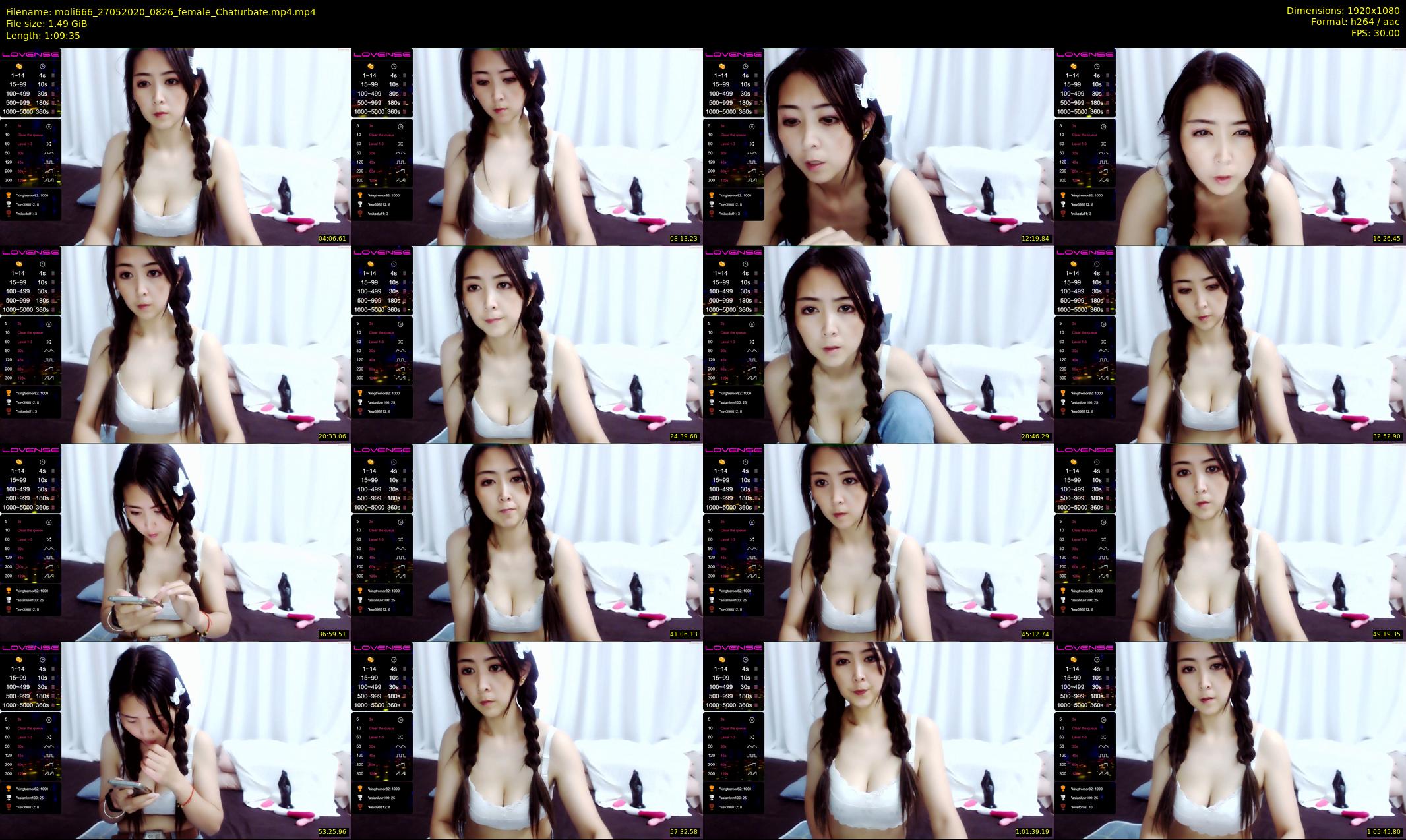moli666 — 70 minute Chaturbate female cam show recording, 1080p, May 27, 2020