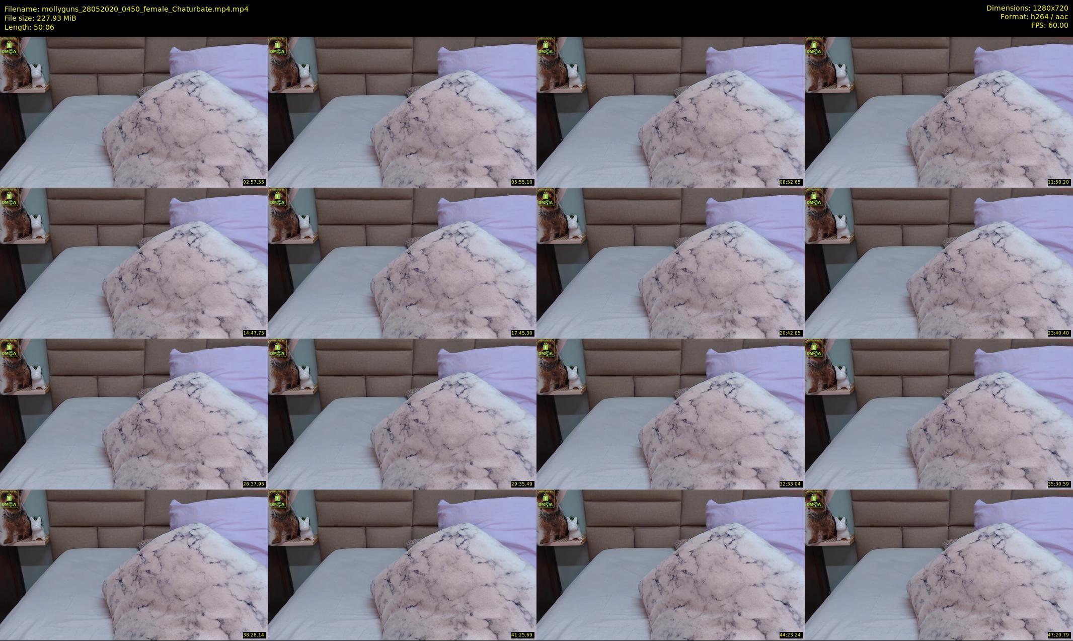 mollyguns — 51 minute Chaturbate female cam show recording, 720p, May 28, 2020