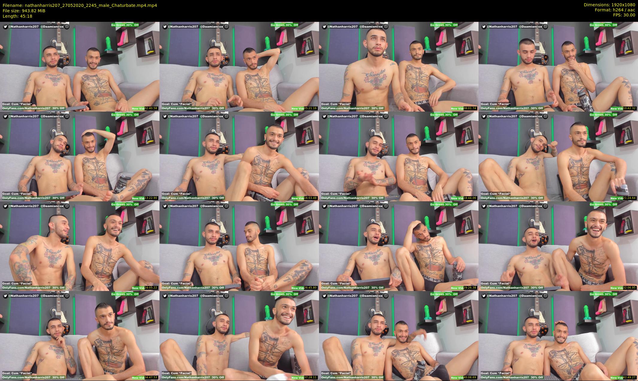 nathanharris207 — 46 minute Chaturbate male cam show recording, 1080p, May 27, 2020