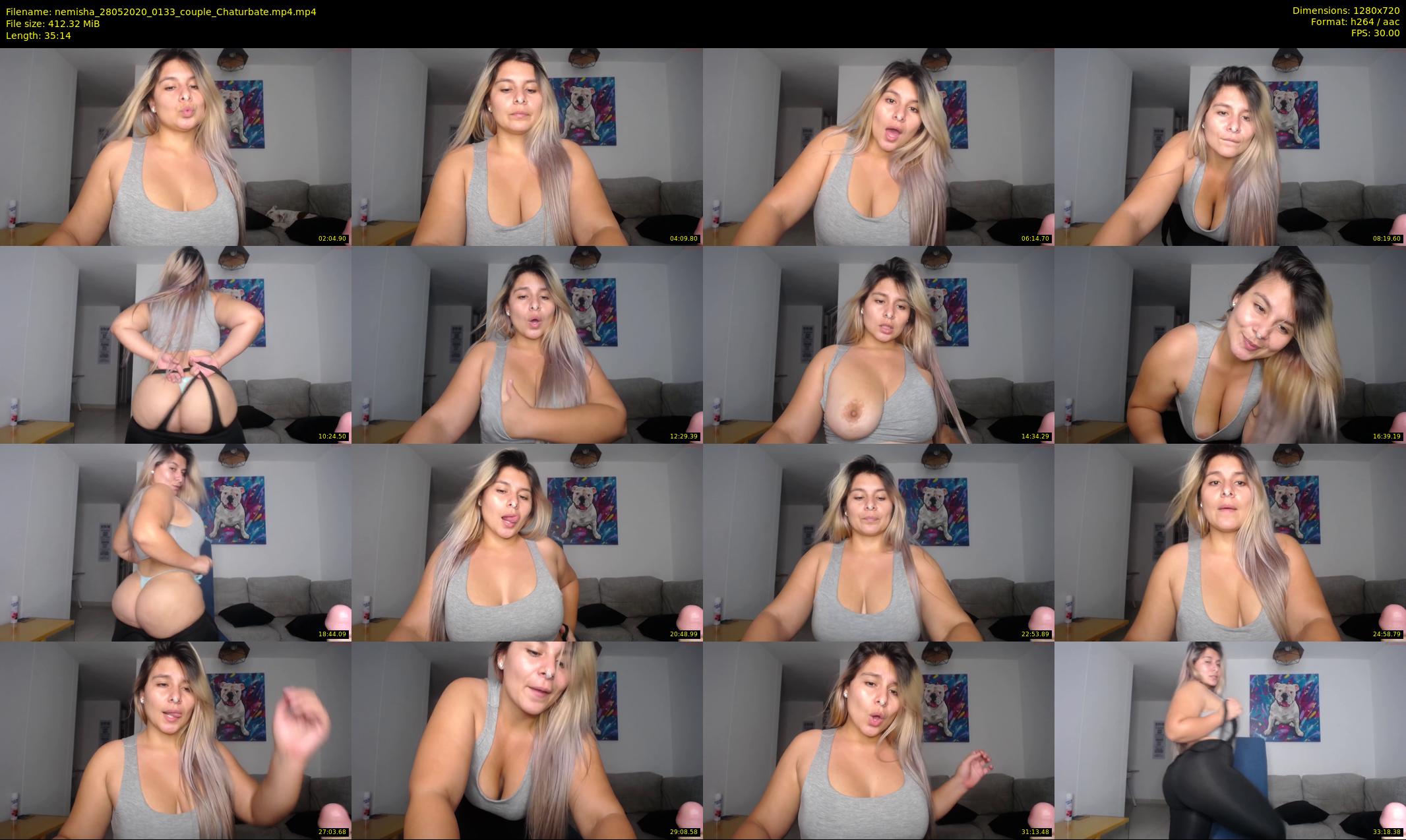 nemisha — 36 minute Chaturbate female cam show recording, 720p, May 28, 2020