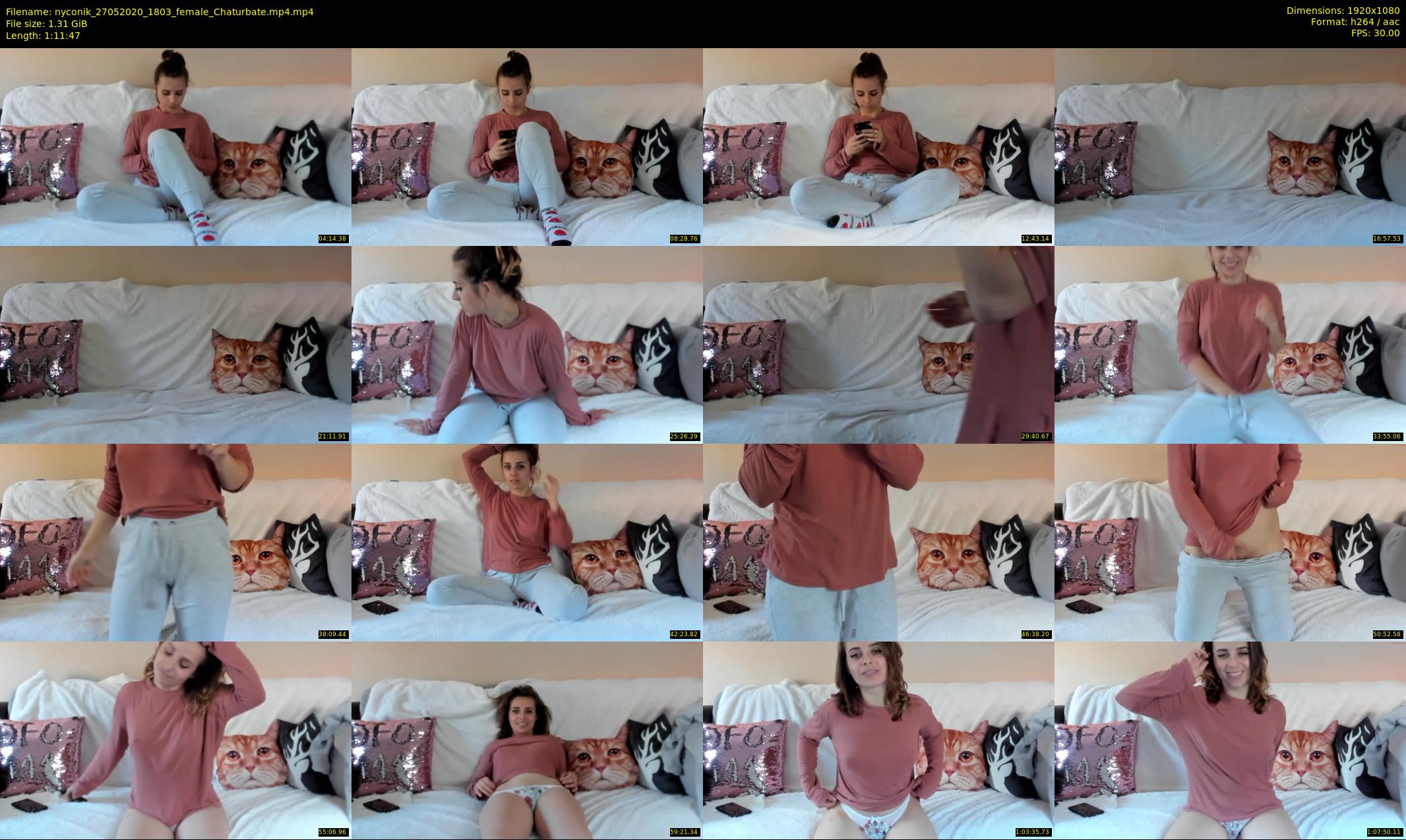 nyconik — 72 minute Chaturbate female cam show recording, 1080p, May 27, 2020