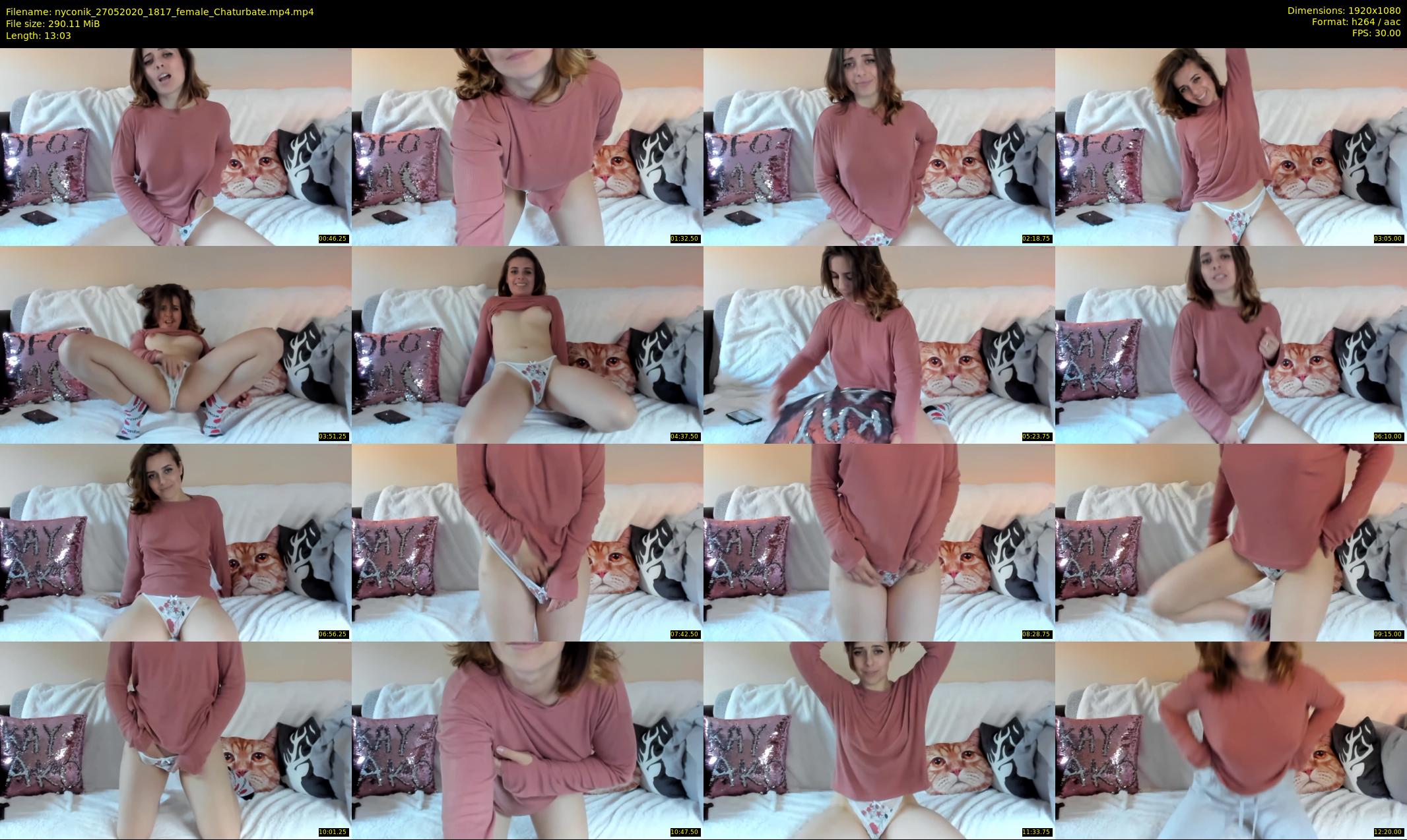 nyconik — 14 minute Chaturbate female cam show recording, 1080p, May 27, 2020