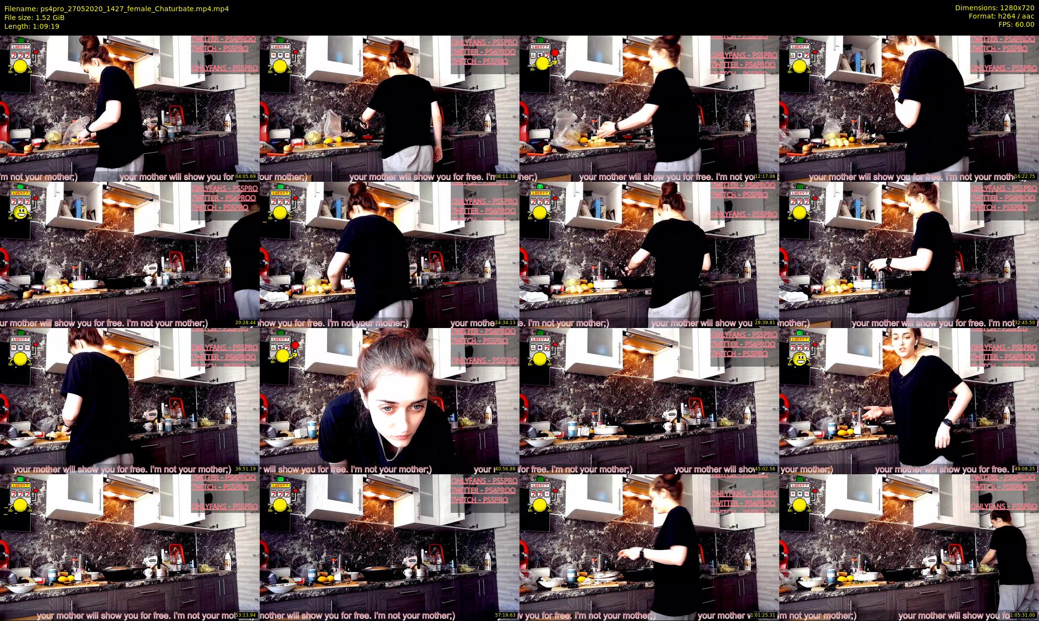 ps4pro — 70 minute Chaturbate female cam show recording, 720p, May 27, 2020