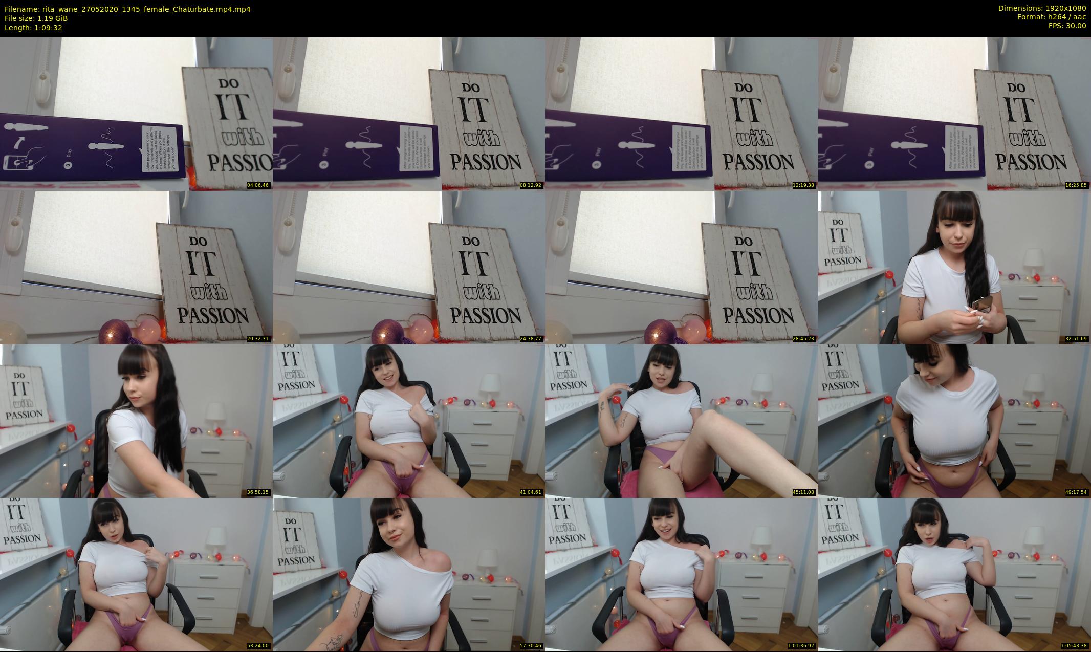 rita_wane — 70 minute Chaturbate female cam show recording, 1080p, May 27, 2020