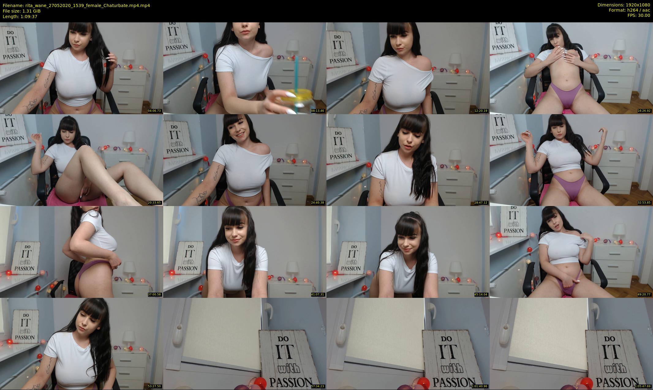 rita_wane — 70 minute Chaturbate female cam show recording, 1080p, May 27, 2020
