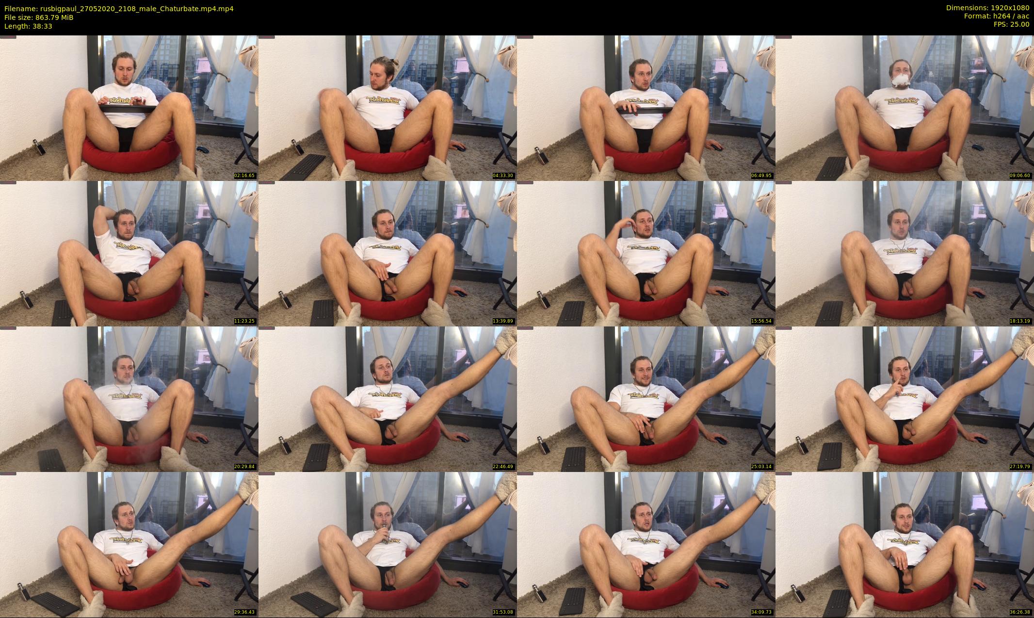 rusbigpaul — 39 minute Chaturbate male cam show recording, 1080p, May 27, 2020