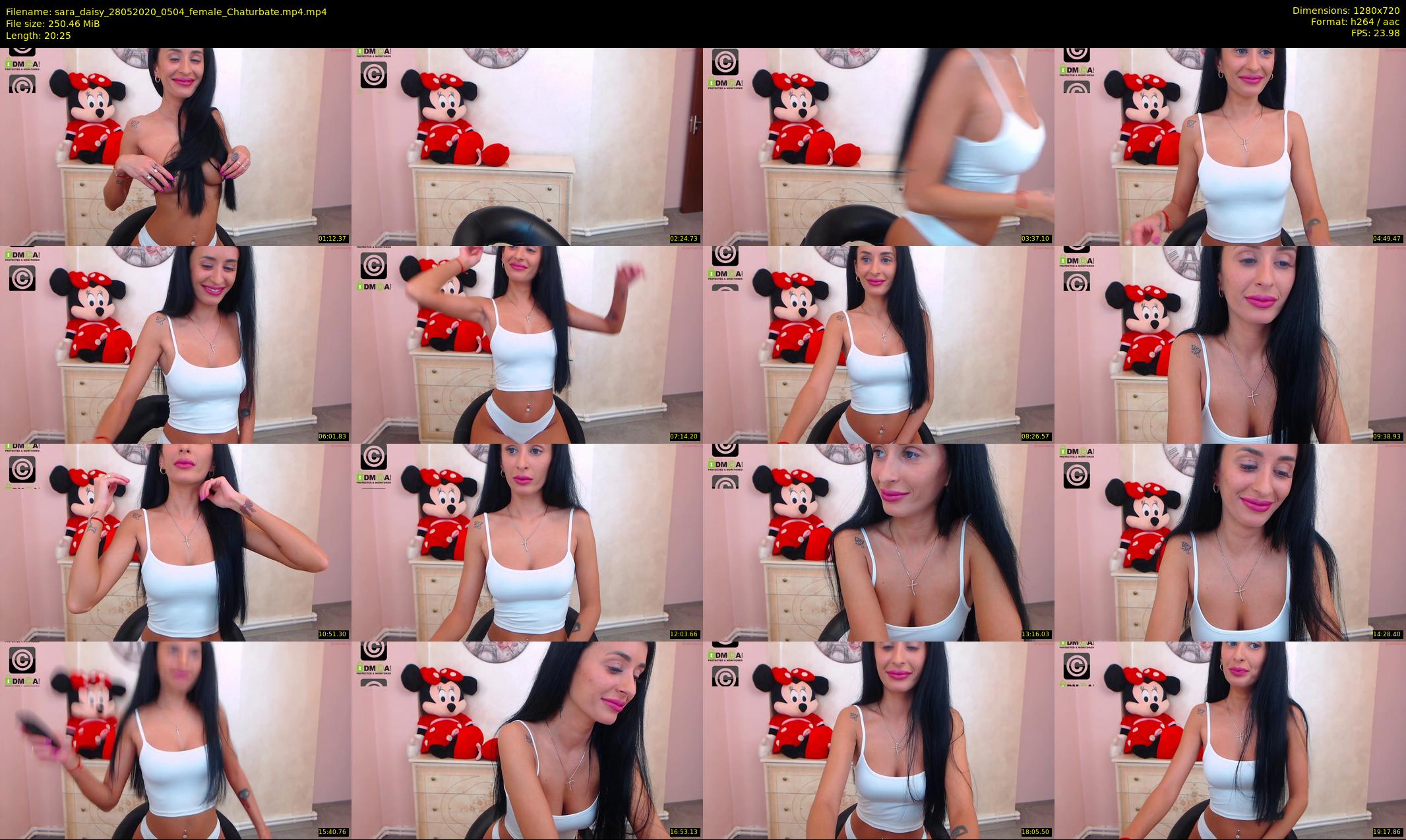 sara_daisy — 21 minute Chaturbate female cam show recording, 720p, May 28, 2020