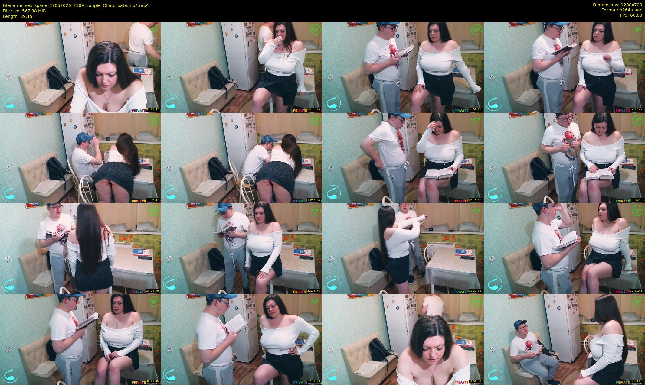 sex_space — 40 minute Chaturbate couple cam show recording, 720p, May 27, 2020