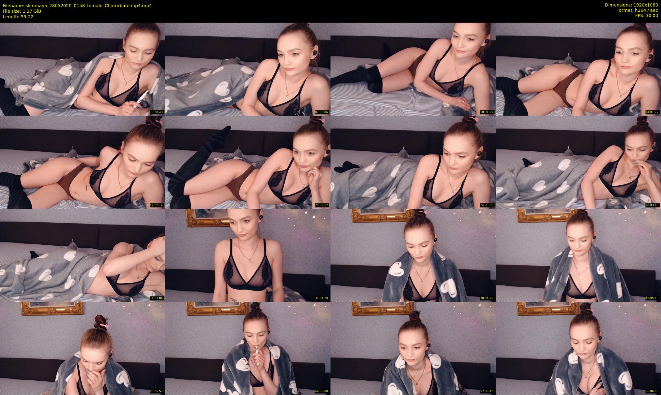 slimmaya — 60 minute Chaturbate female cam show recording, 1080p, May 28, 2020