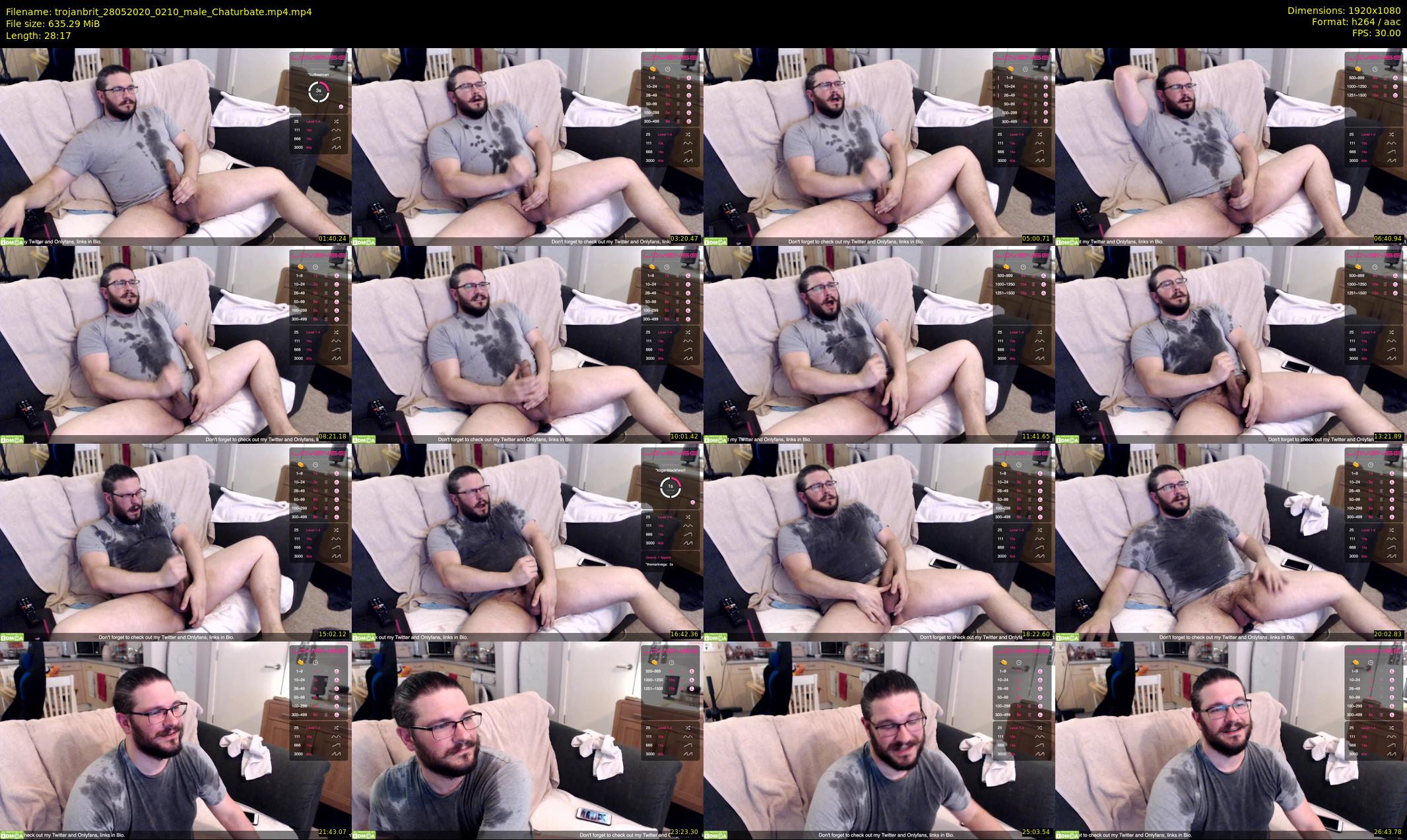 trojanbrit — 29 minute Chaturbate male cam show recording, 1080p, May 28, 2020