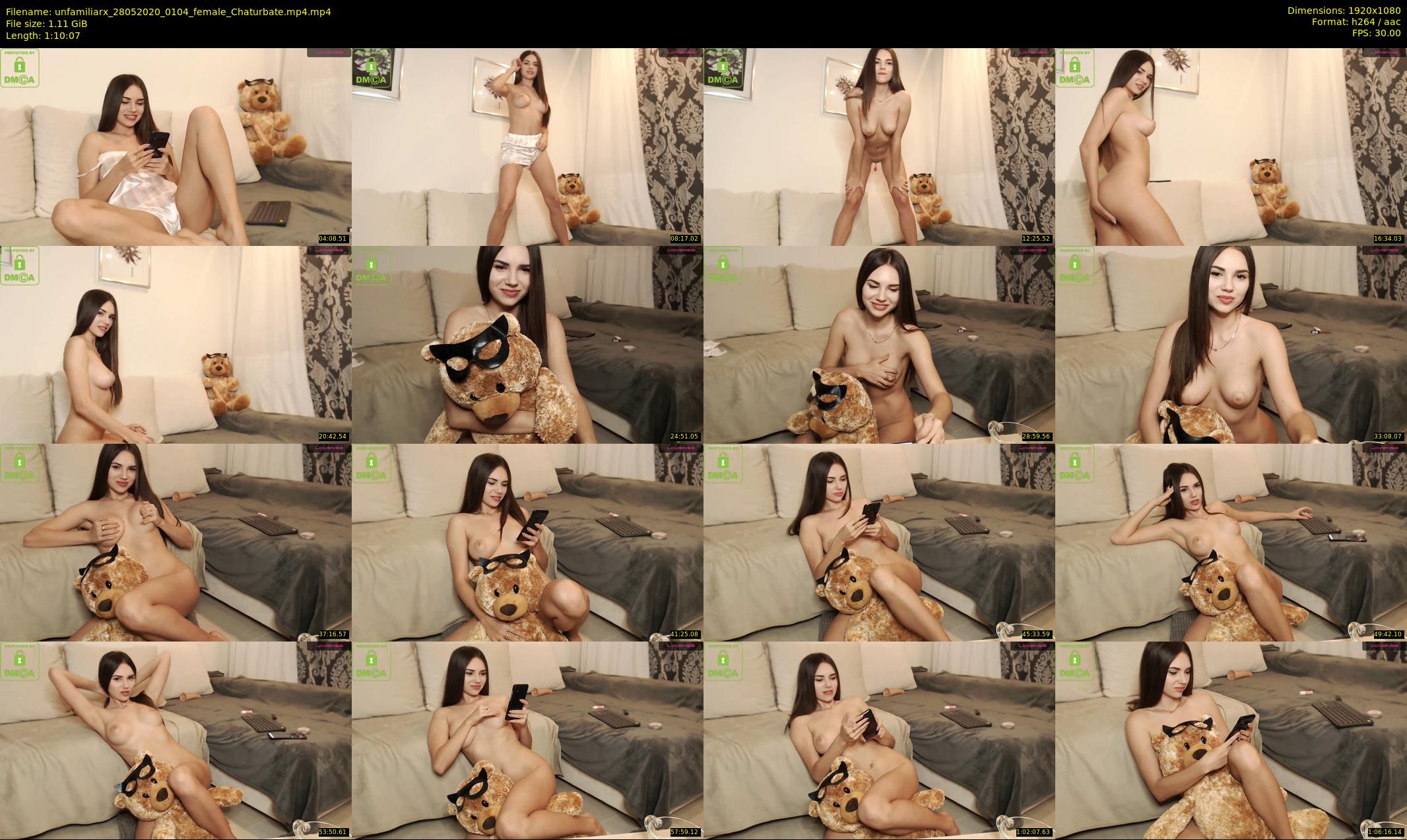 unfamiliarx — 71 minute Chaturbate female cam show recording, 1080p, May 28, 2020