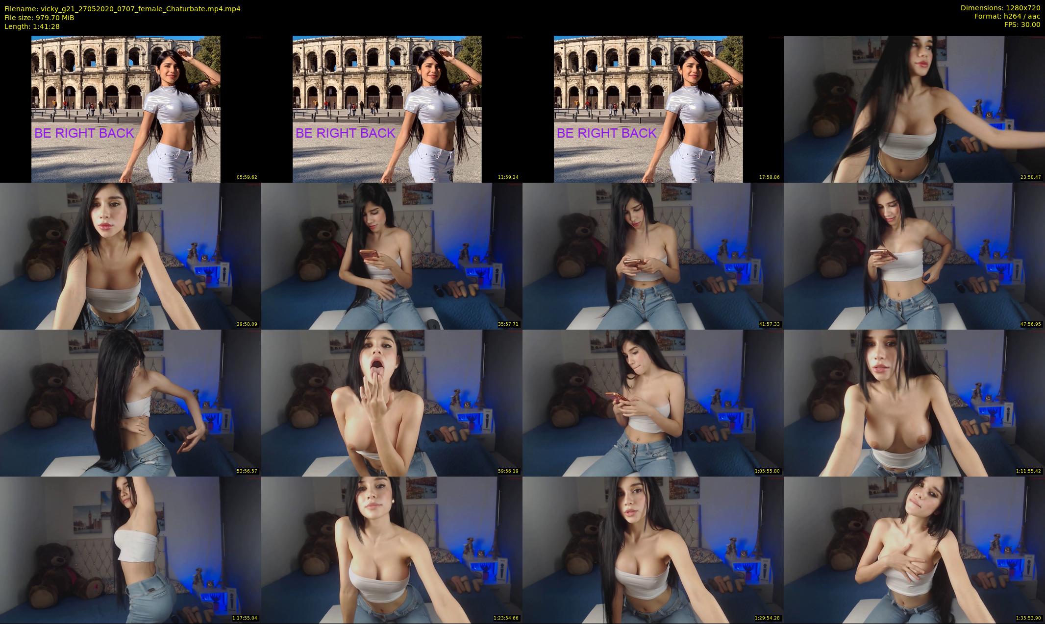 vicky_g21 — 102 minute Chaturbate female cam show recording, 720p, May 27, 2020