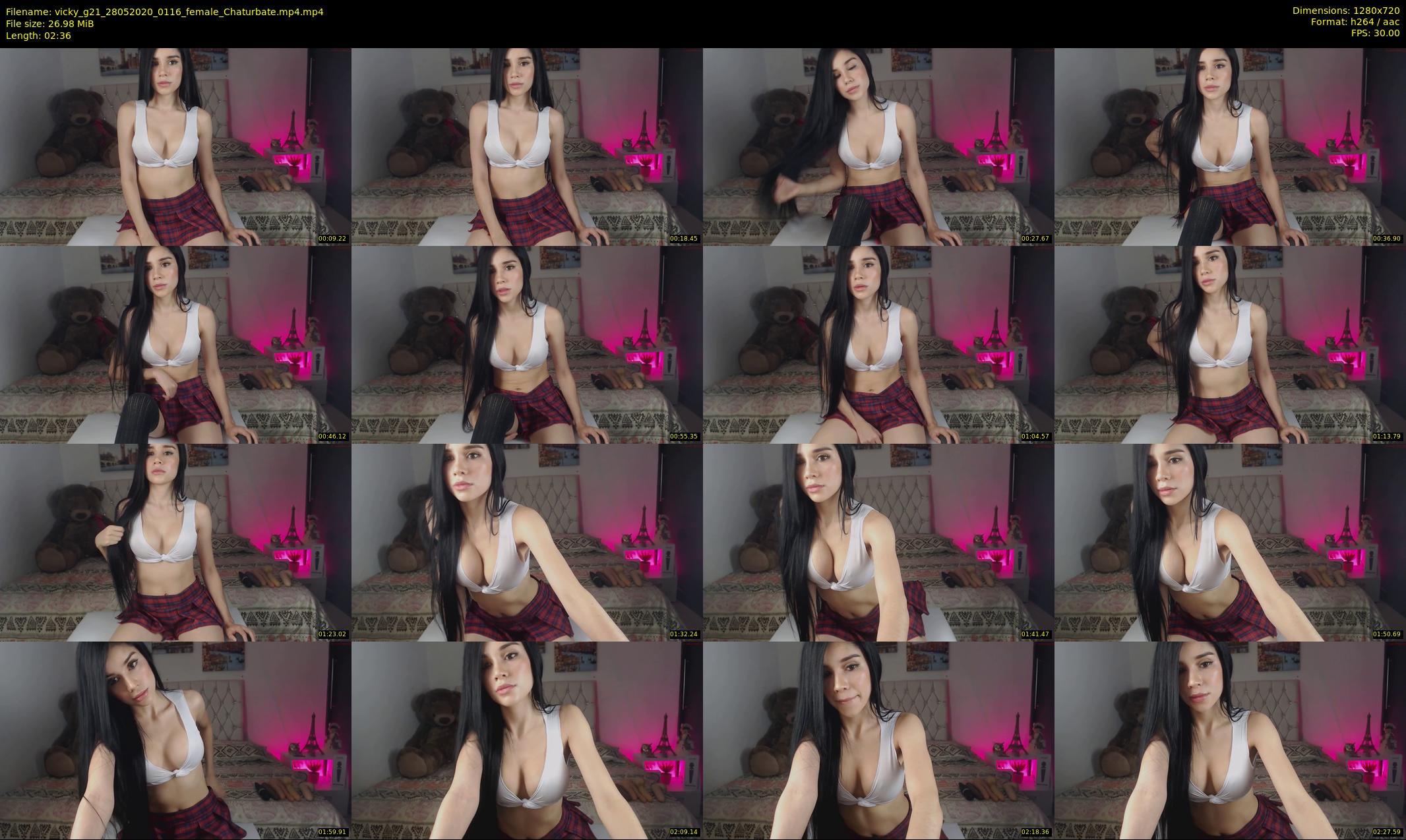 vicky_g21 — 3 minute Chaturbate female cam show recording, 720p, May 28, 2020