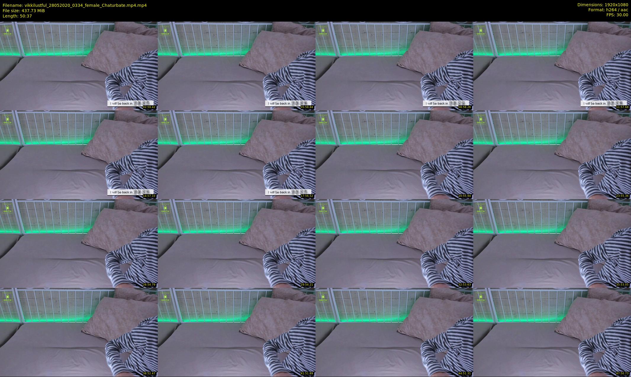 vikkilustful — 51 minute Chaturbate female cam show recording, 1080p, May 28, 2020