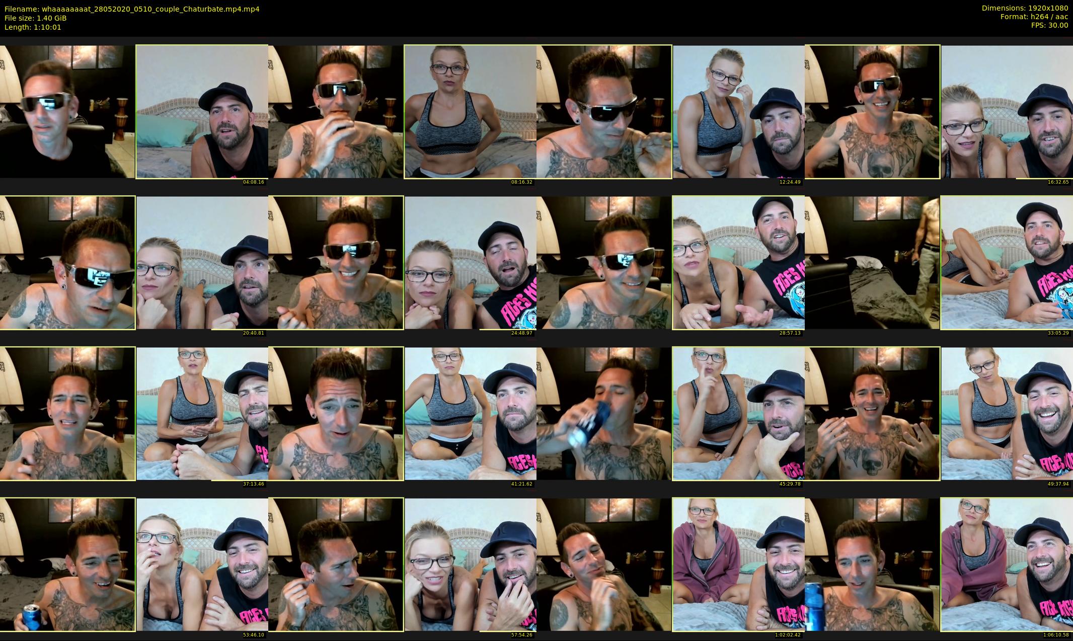 whaaaaaaaat — 71 minute Chaturbate couple cam show recording, 1080p, May 28, 2020
