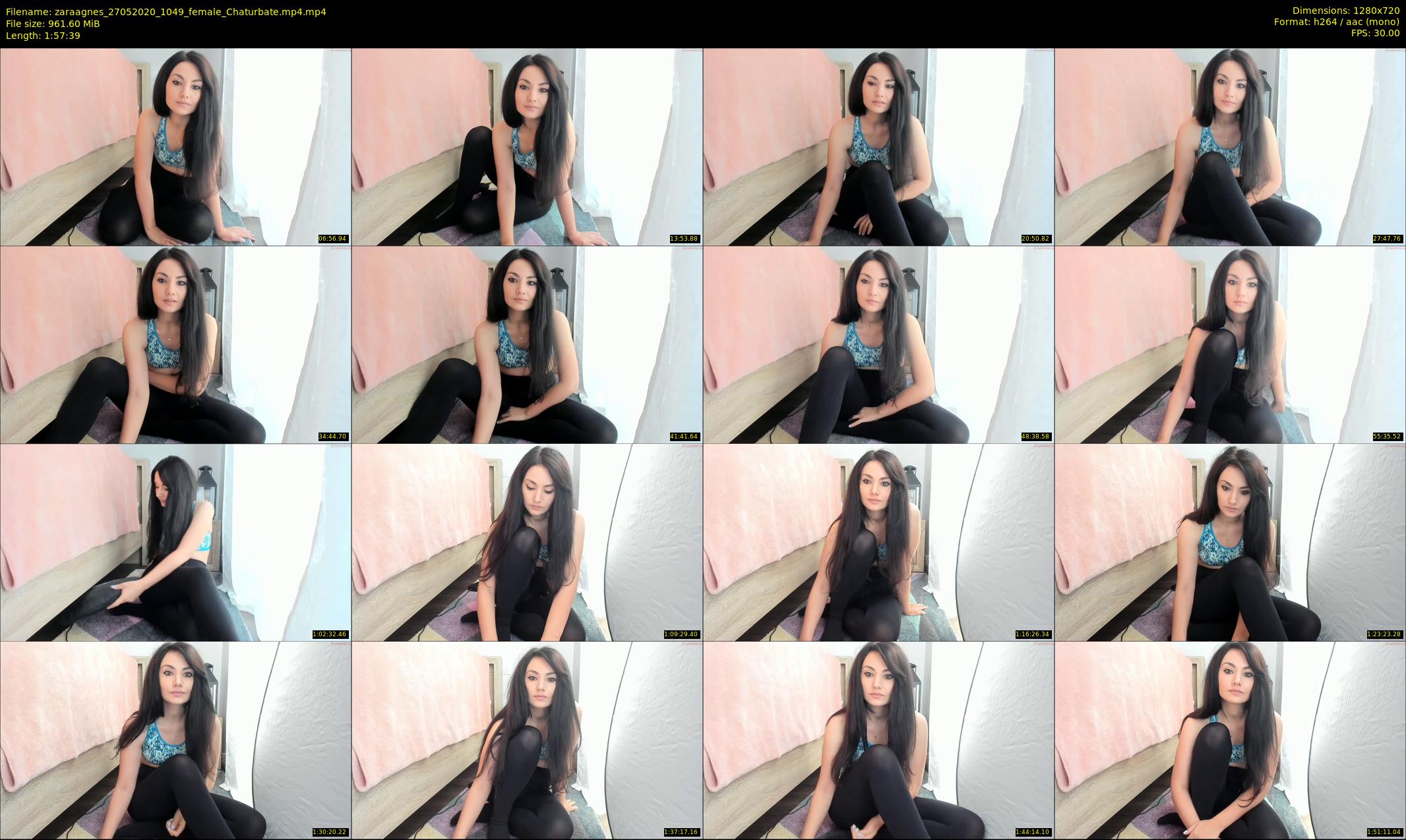 zaraagnes — 118 minute Chaturbate female cam show recording, 720p, May 27, 2020