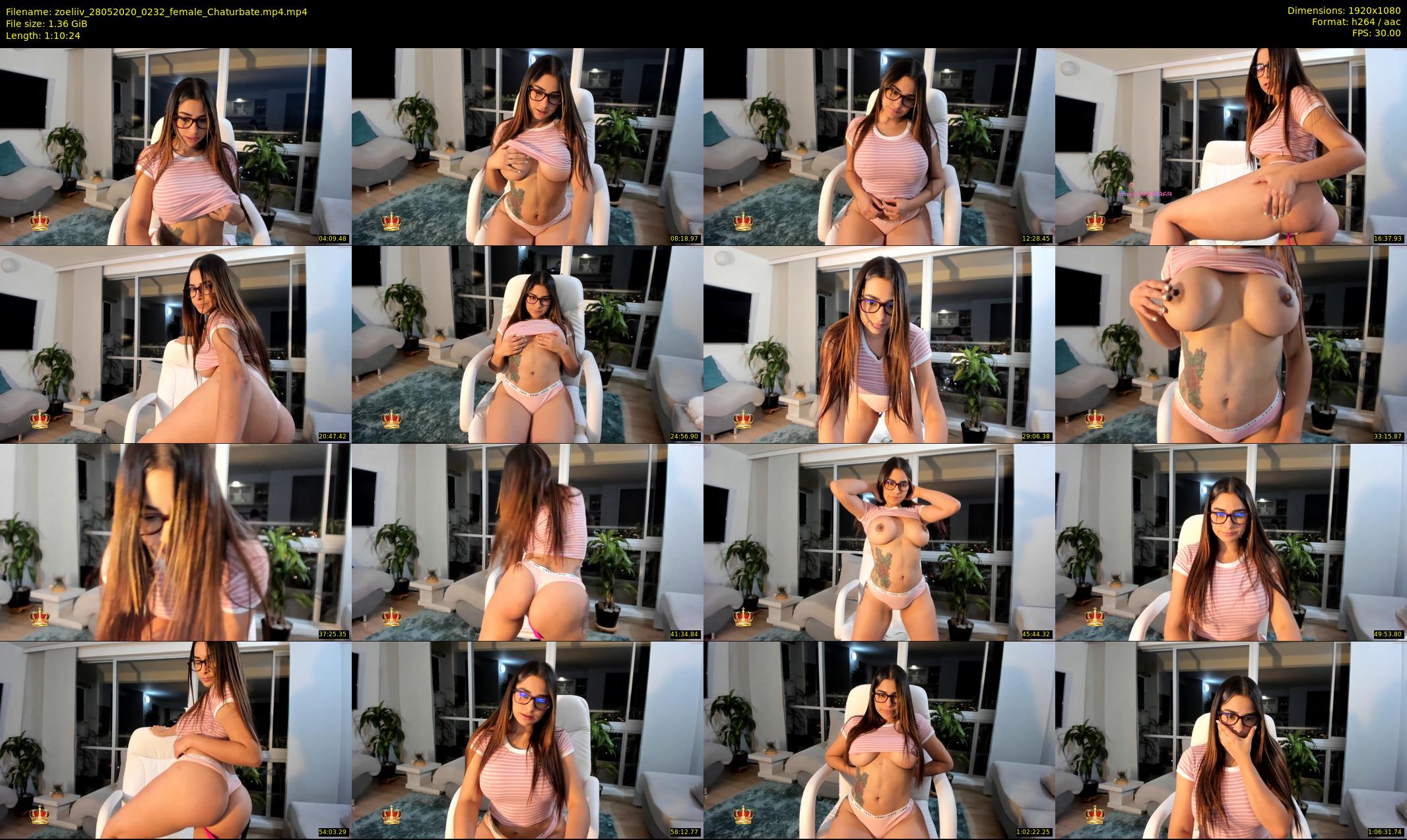 zoeliiv — 71 minute Chaturbate female cam show recording, 1080p, May 28, 2020