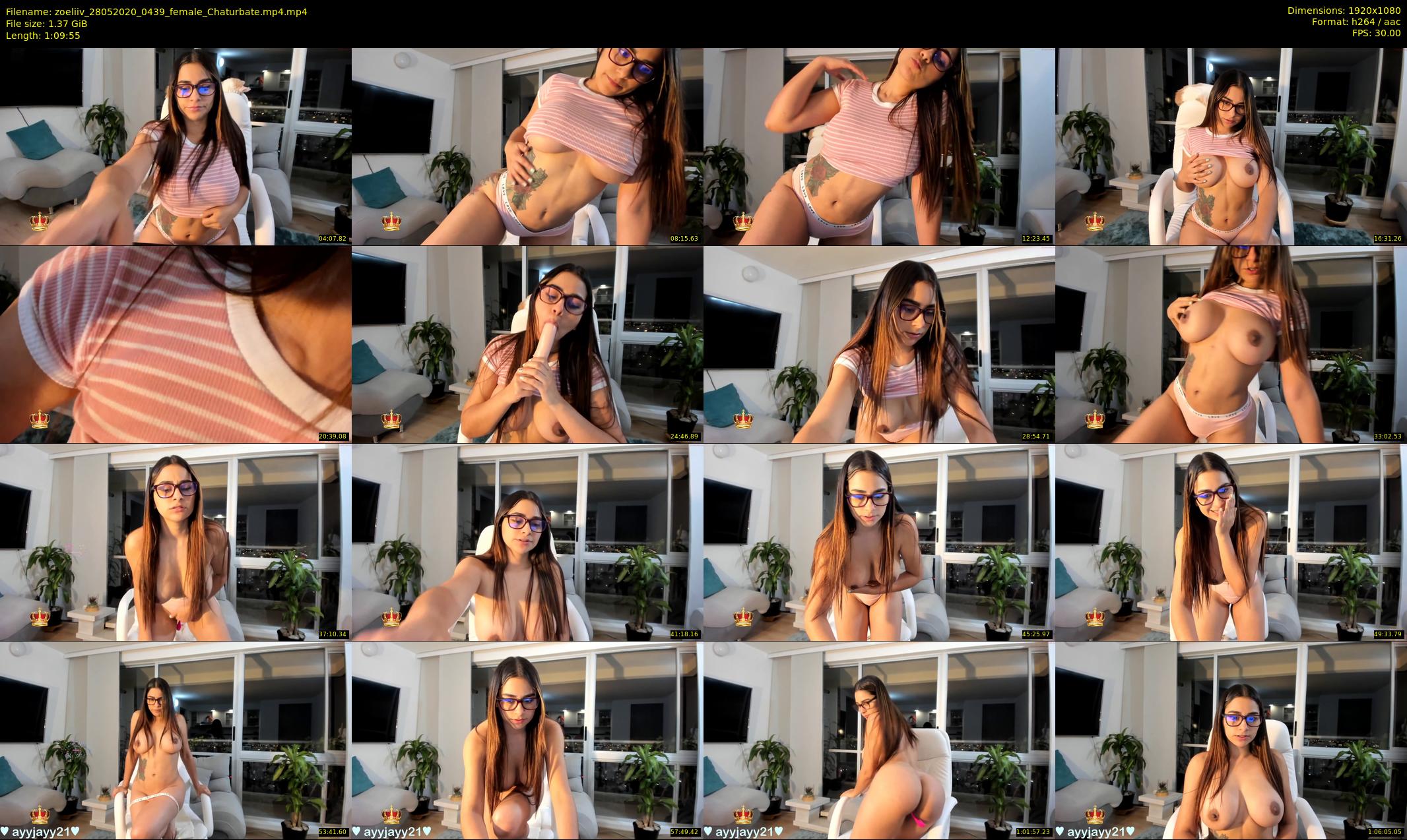 zoeliiv — 70 minute Chaturbate female cam show recording, 1080p, May 28, 2020