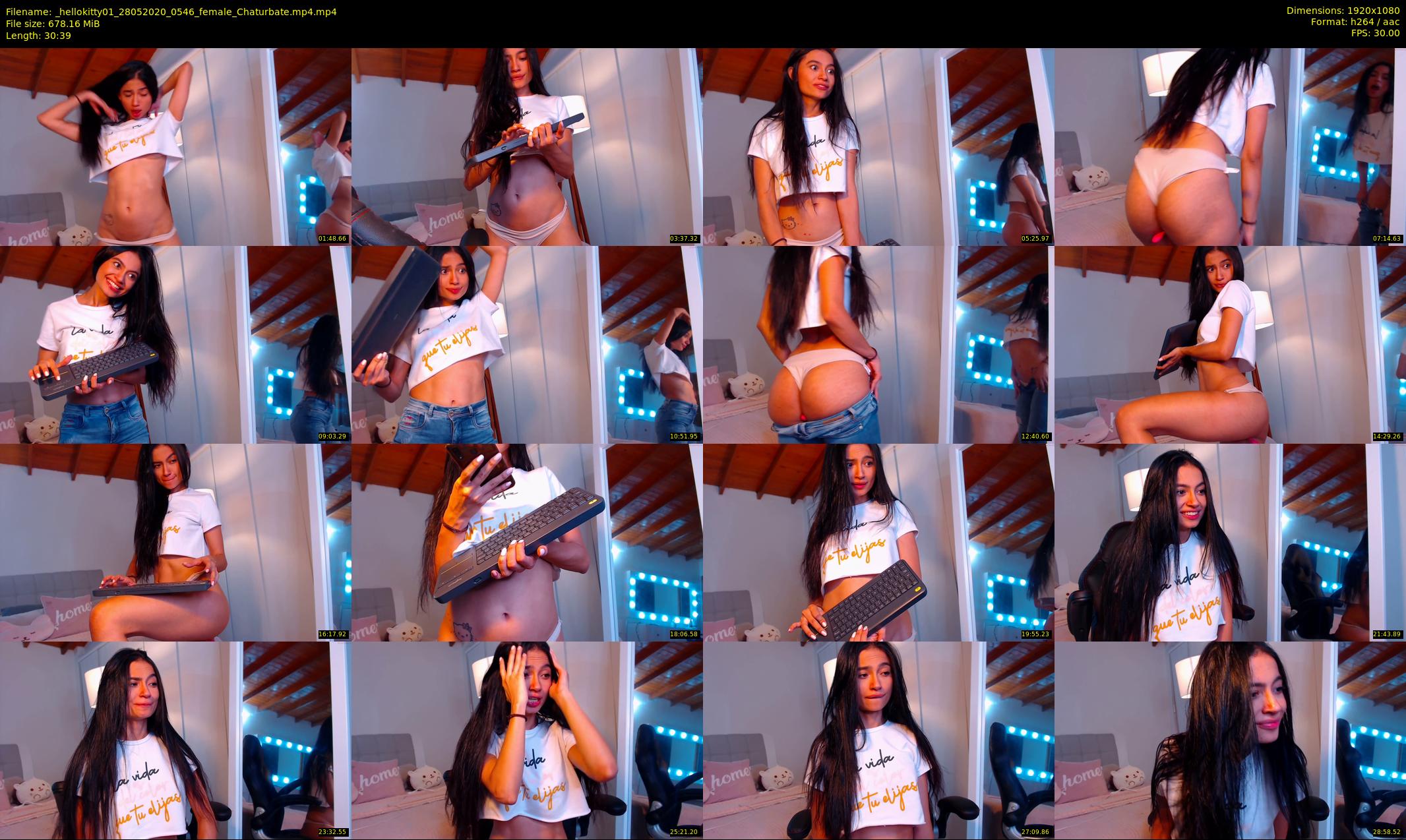 _hellokitty01 — 31 minute Chaturbate female cam show recording, 1080p, May 28, 2020