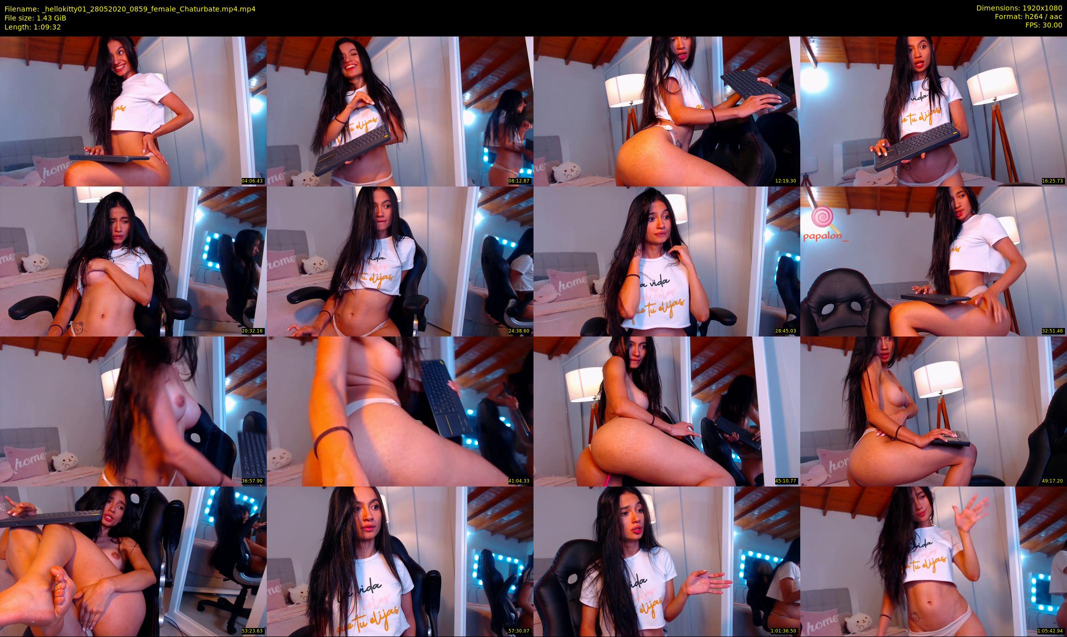 _hellokitty01 — 70 minute Chaturbate female cam show recording, 1080p, May 28, 2020