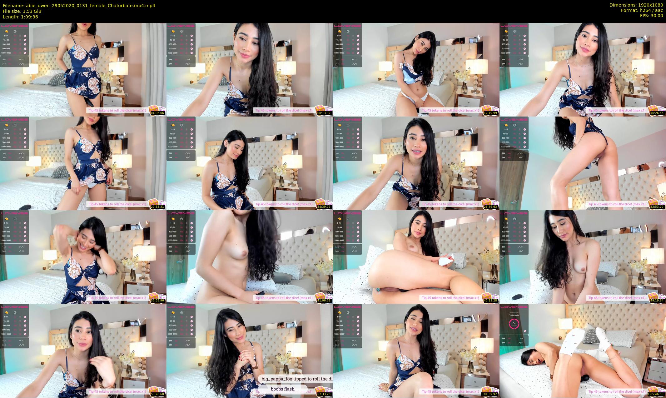 abie_owen — 70 minute Chaturbate female cam show recording, 1080p, May 29, 2020