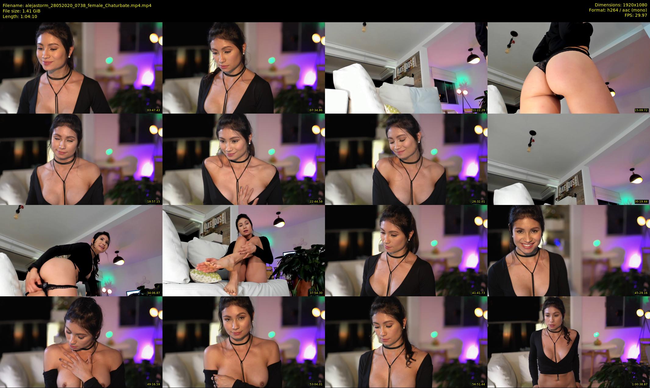 alejastorm — 65 minute Chaturbate female cam show recording, 1080p, May 28, 2020