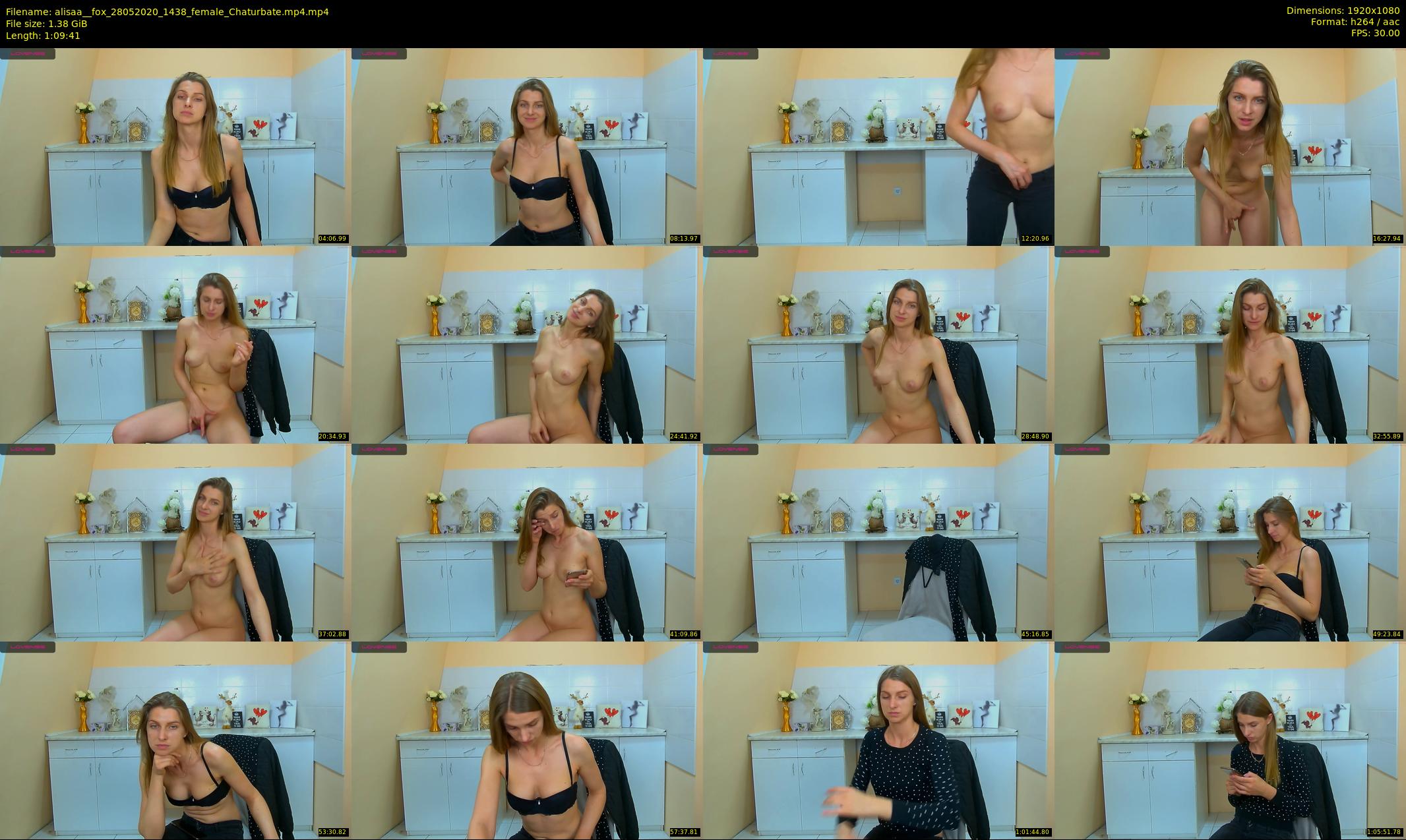 alisaa__fox — 70 minute Chaturbate female cam show recording, 1080p, May 28, 2020