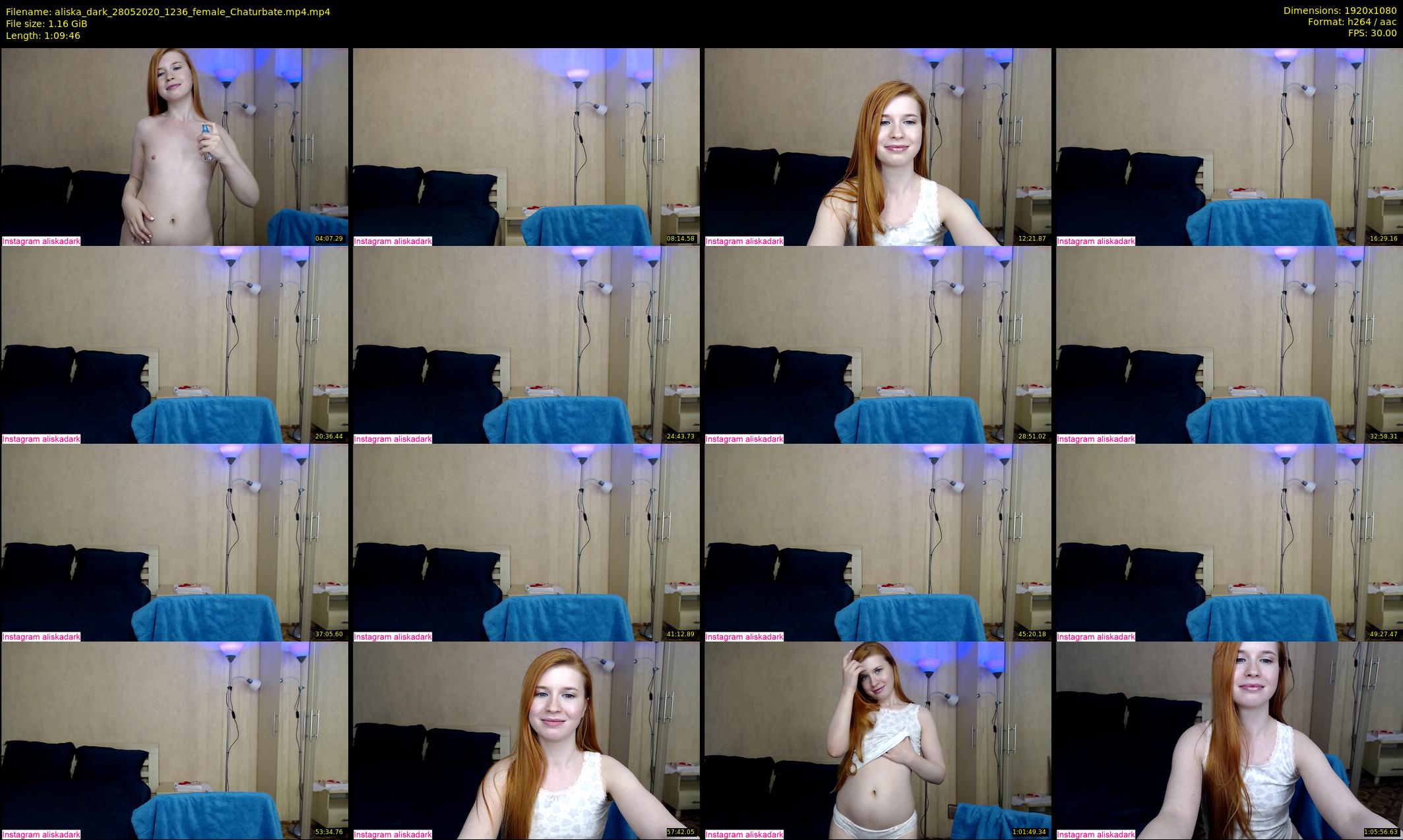 aliska_dark — 70 minute Chaturbate female cam show recording, 1080p, May 28, 2020