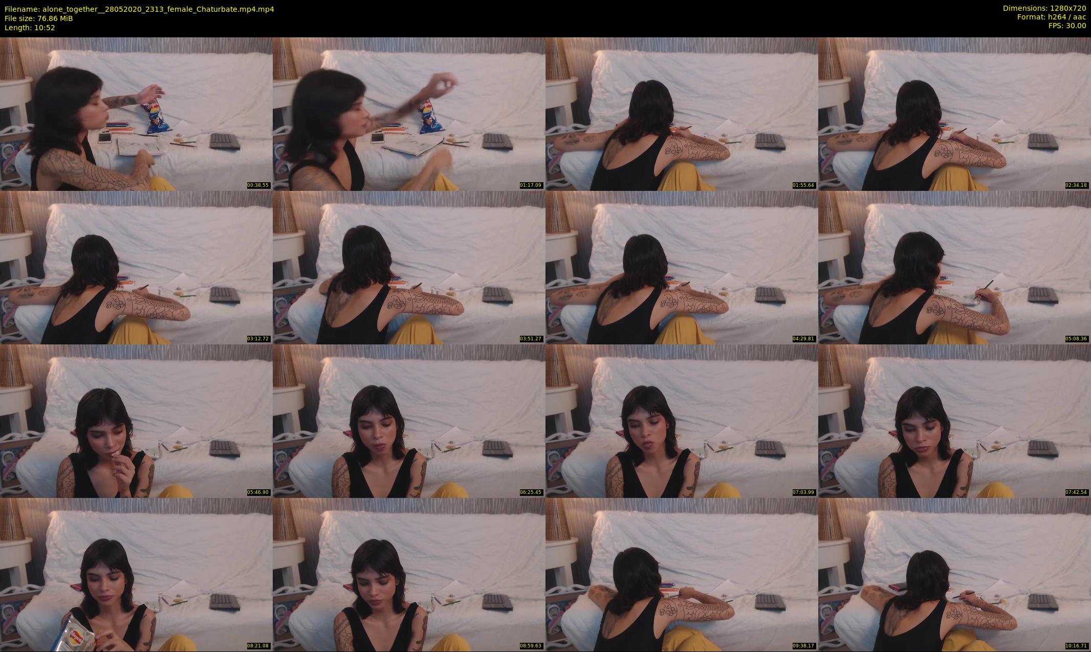 alone_together_ — 11 minute Chaturbate female cam show recording, 720p, May 28, 2020