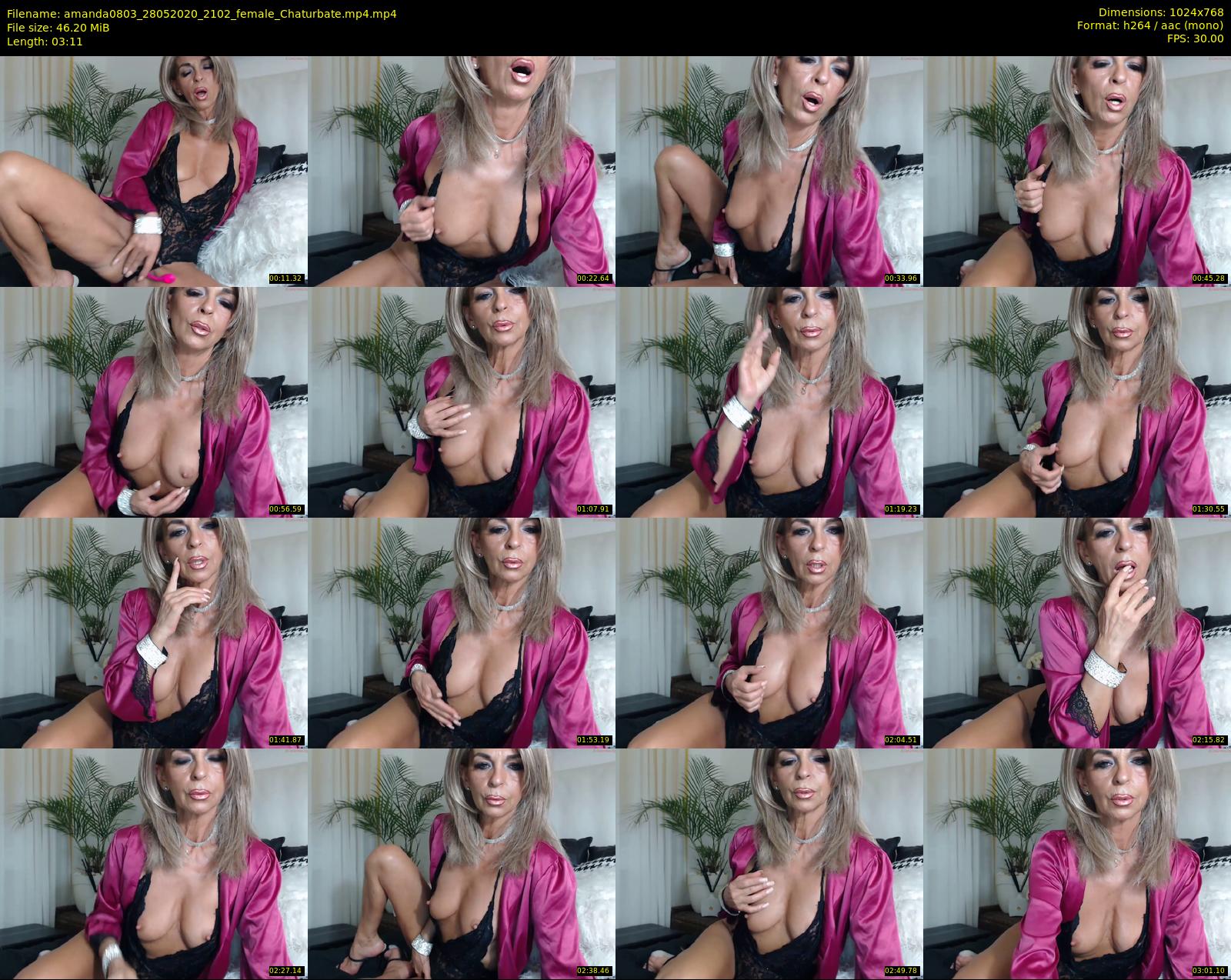 amanda0803 — 4 minute Chaturbate female cam show recording, 720p, May 28, 2020