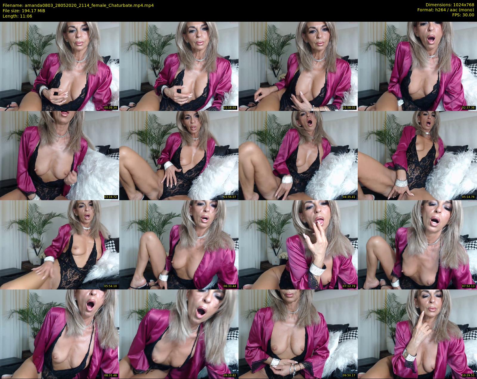 amanda0803 — 12 minute Chaturbate female cam show recording, 720p, May 28, 2020