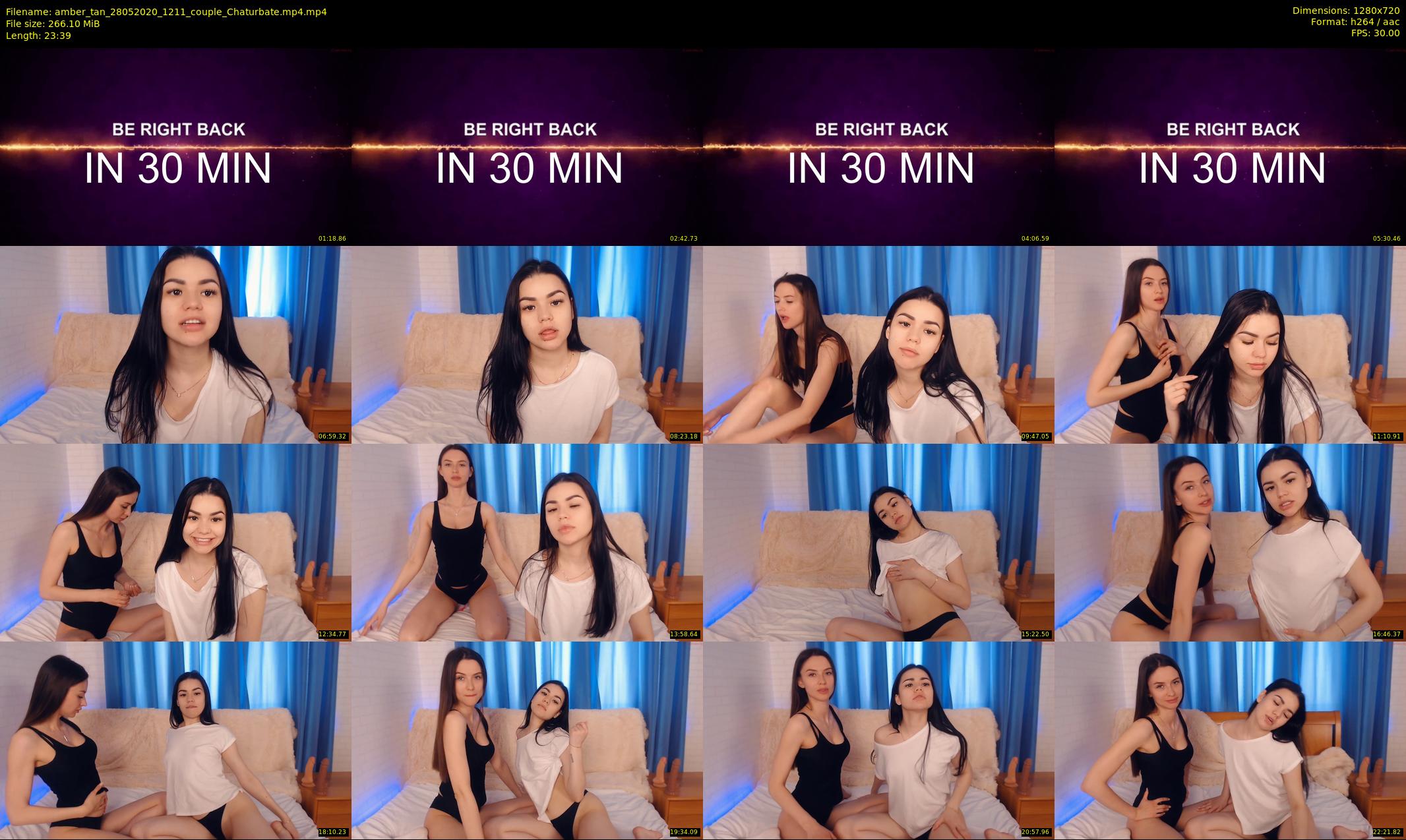 amber_tan — 24 minute Chaturbate female cam show recording, 720p, May 28, 2020