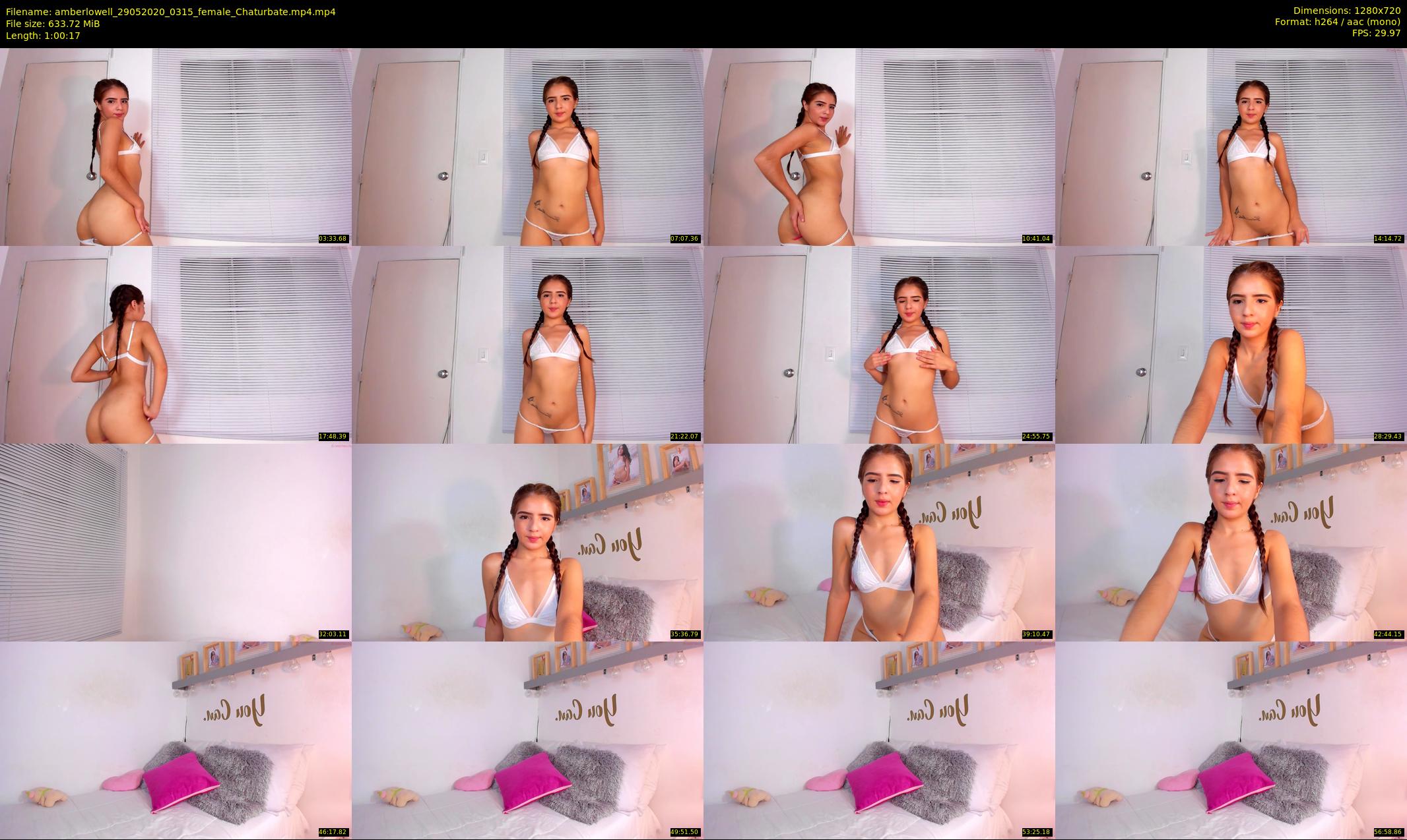 amberlowell — 61 minute Chaturbate female cam show recording, 720p, May 29, 2020