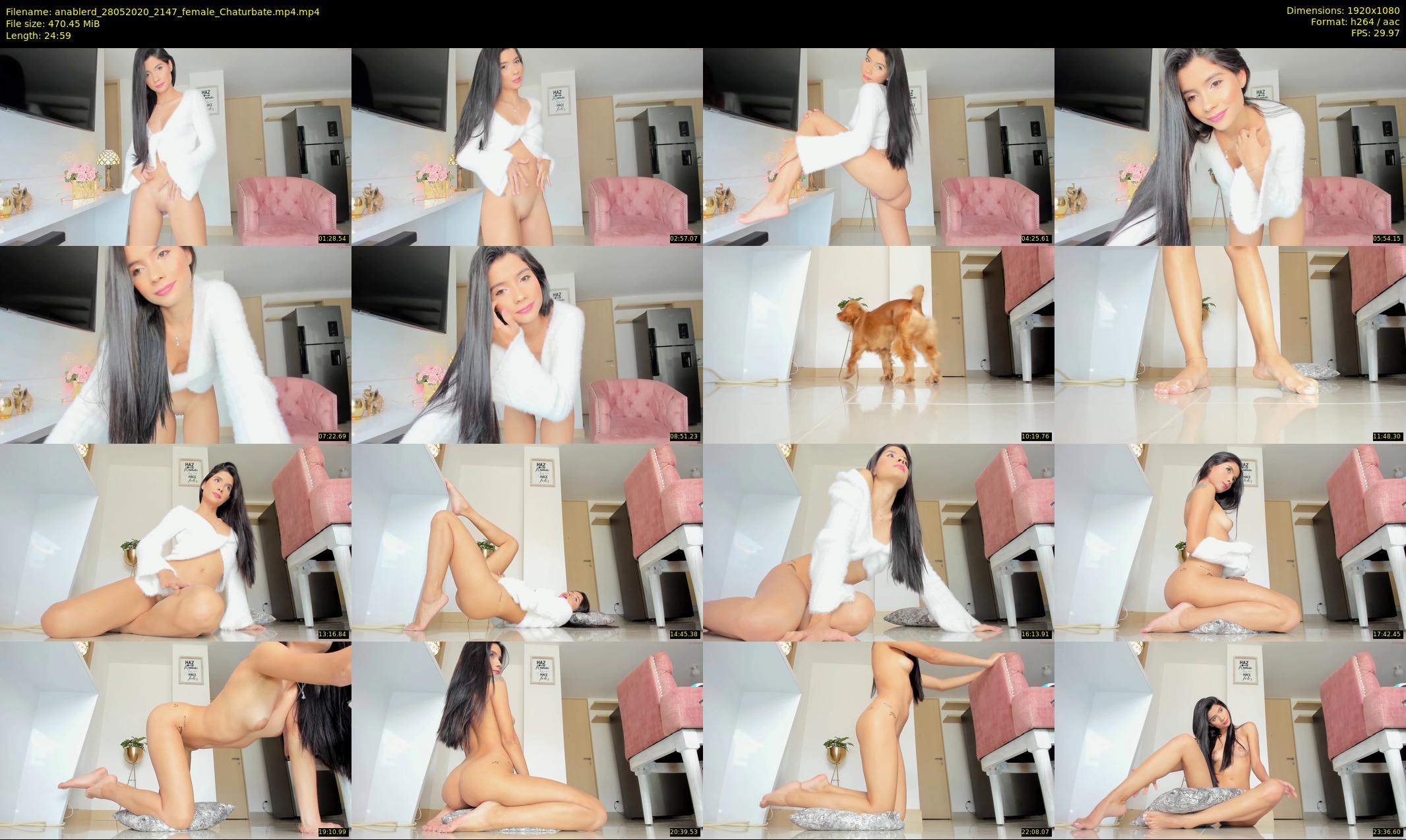 anablerd — 25 minute Chaturbate female cam show recording, 1080p, May 28, 2020