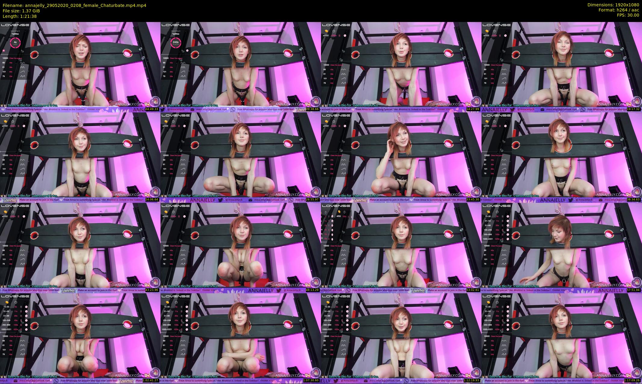 annajelly — 82 minute Chaturbate couple cam show recording, 1080p, May 29, 2020