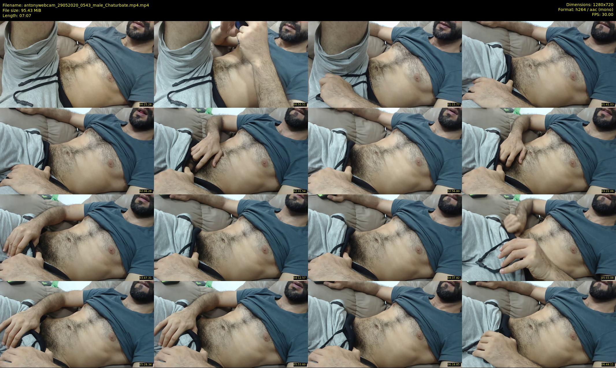 antonywebcam — 8 minute Chaturbate male cam show recording, 720p, May 29, 2020