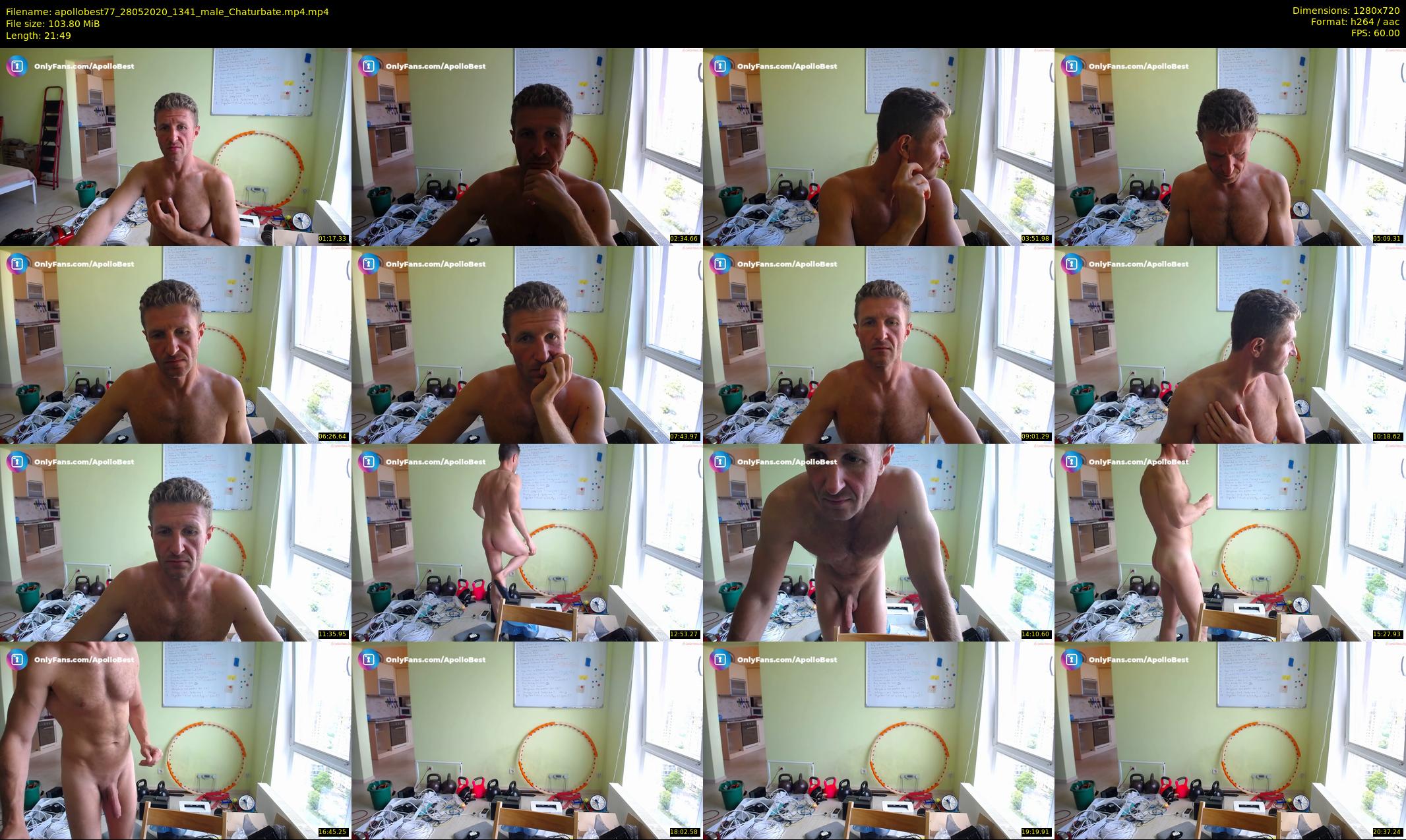 apollobest77 — 22 minute Chaturbate male cam show recording, 720p, May 28, 2020