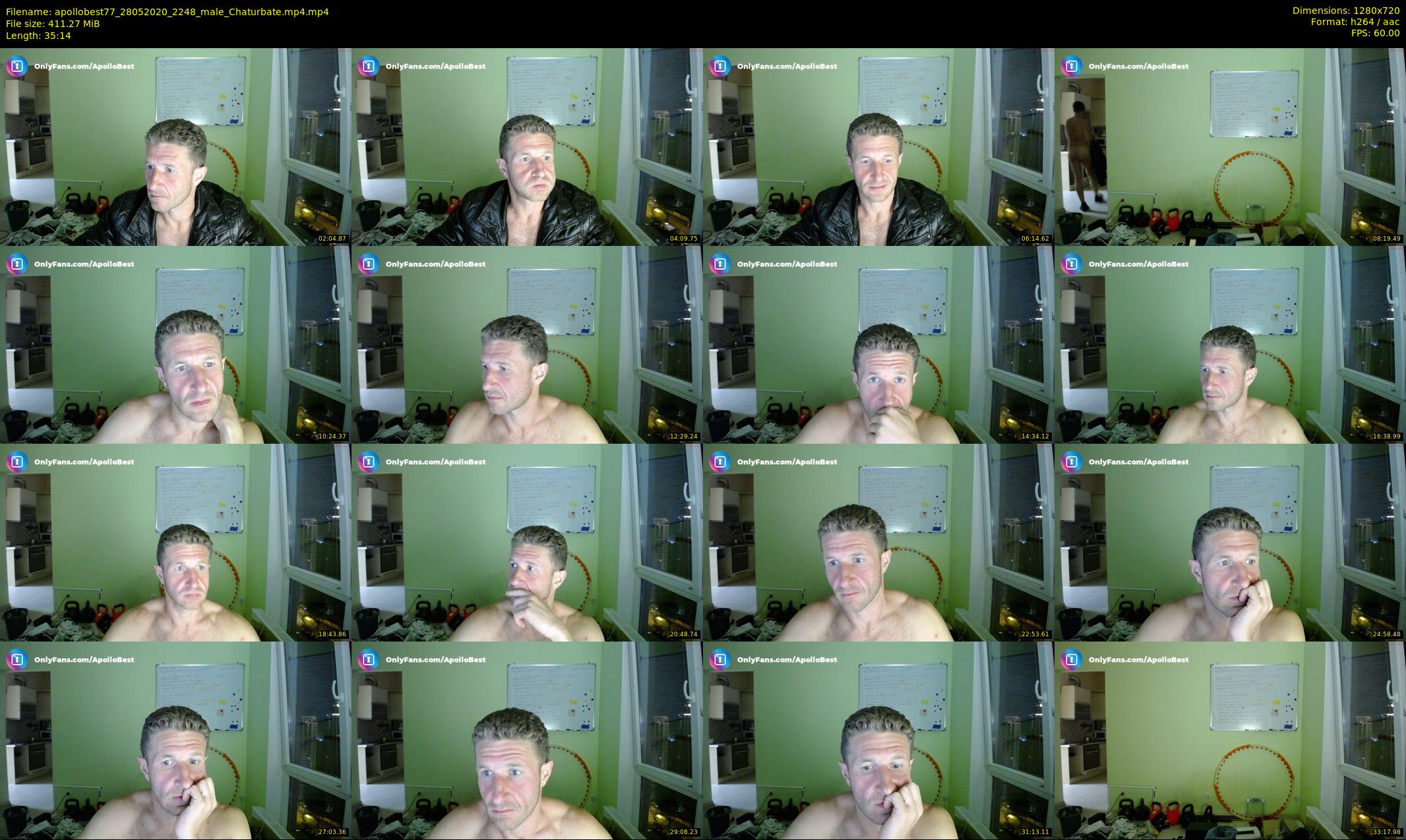 apollobest77 — 36 minute Chaturbate male cam show recording, 720p, May 28, 2020