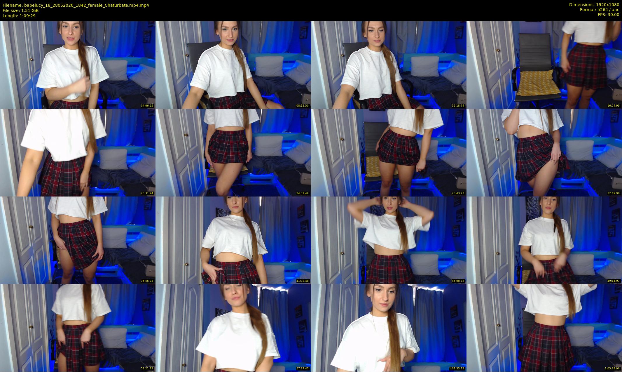 babelucy_18 — 70 minute Chaturbate female cam show recording, 1080p, May 28, 2020