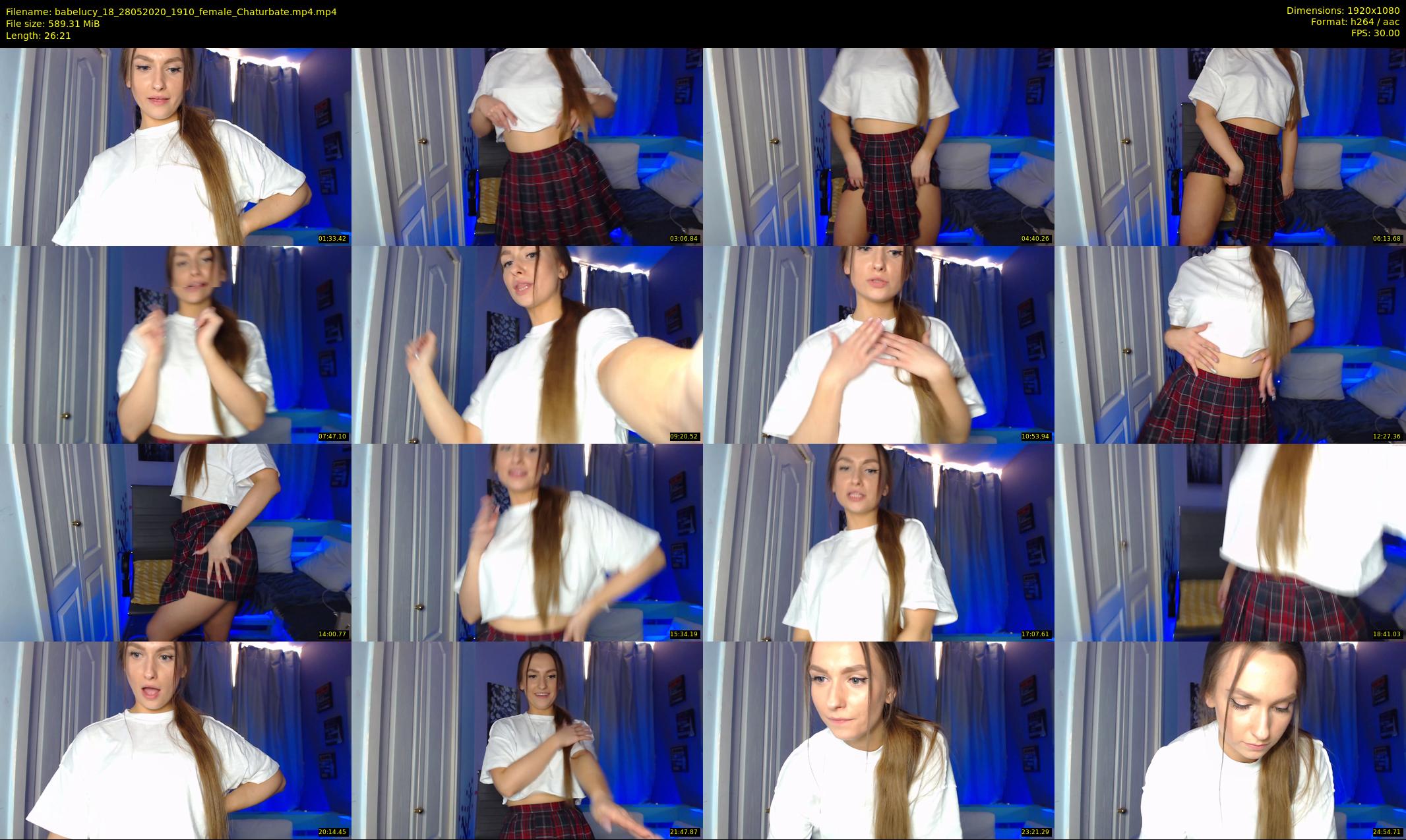 babelucy_18 — 27 minute Chaturbate female cam show recording, 1080p, May 28, 2020