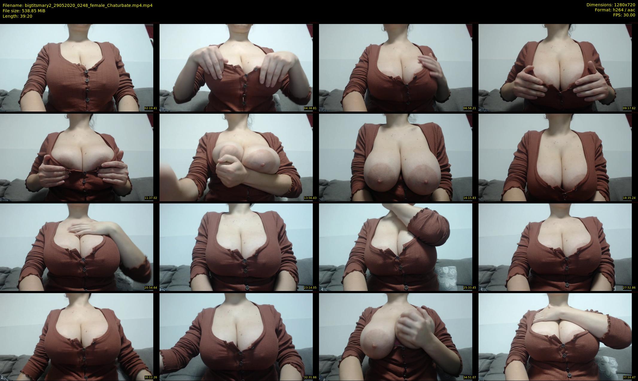 bigtitsmary2 — 40 minute Chaturbate female cam show recording, 720p, May 29, 2020