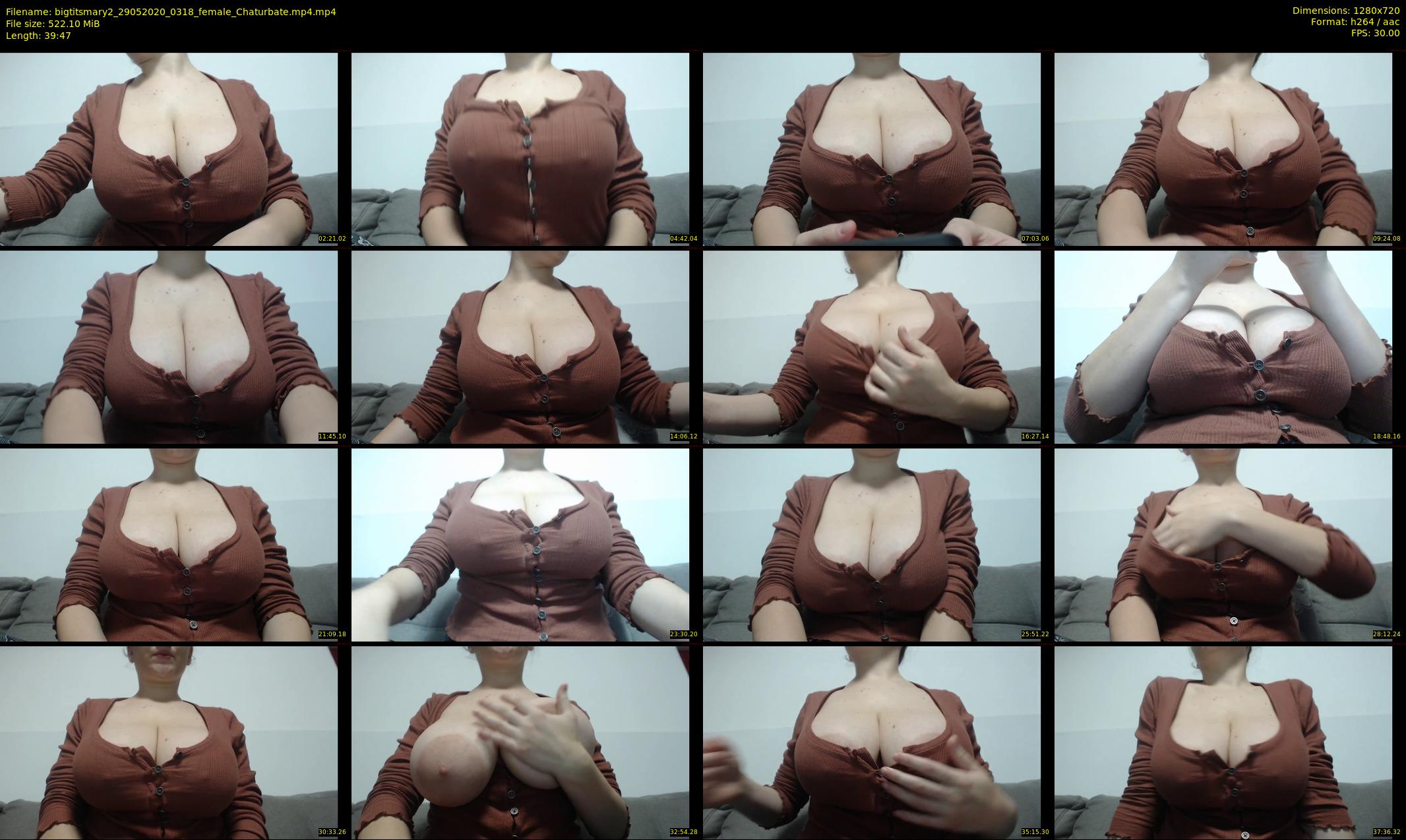 bigtitsmary2 — 40 minute Chaturbate female cam show recording, 720p, May 29, 2020