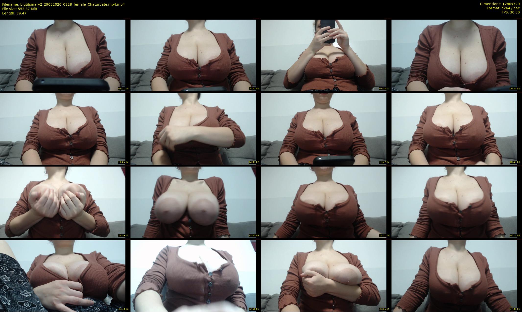 bigtitsmary2 — 40 minute Chaturbate female cam show recording, 720p, May 29, 2020