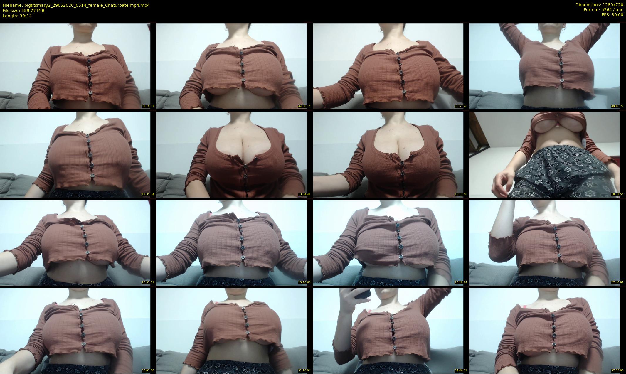 bigtitsmary2 — 40 minute Chaturbate female cam show recording, 720p, May 29, 2020