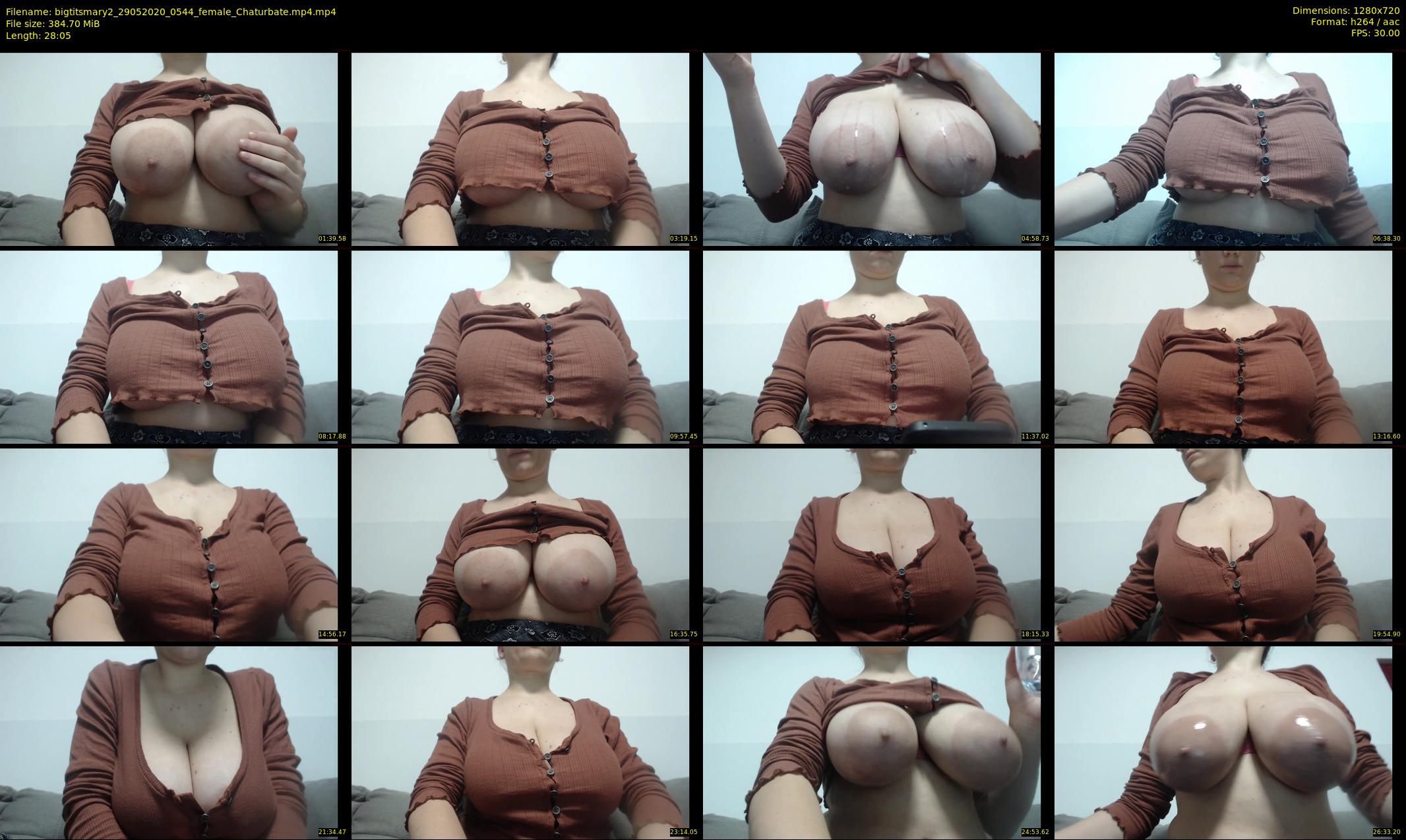 bigtitsmary2 — 29 minute Chaturbate female cam show recording, 720p, May 29, 2020