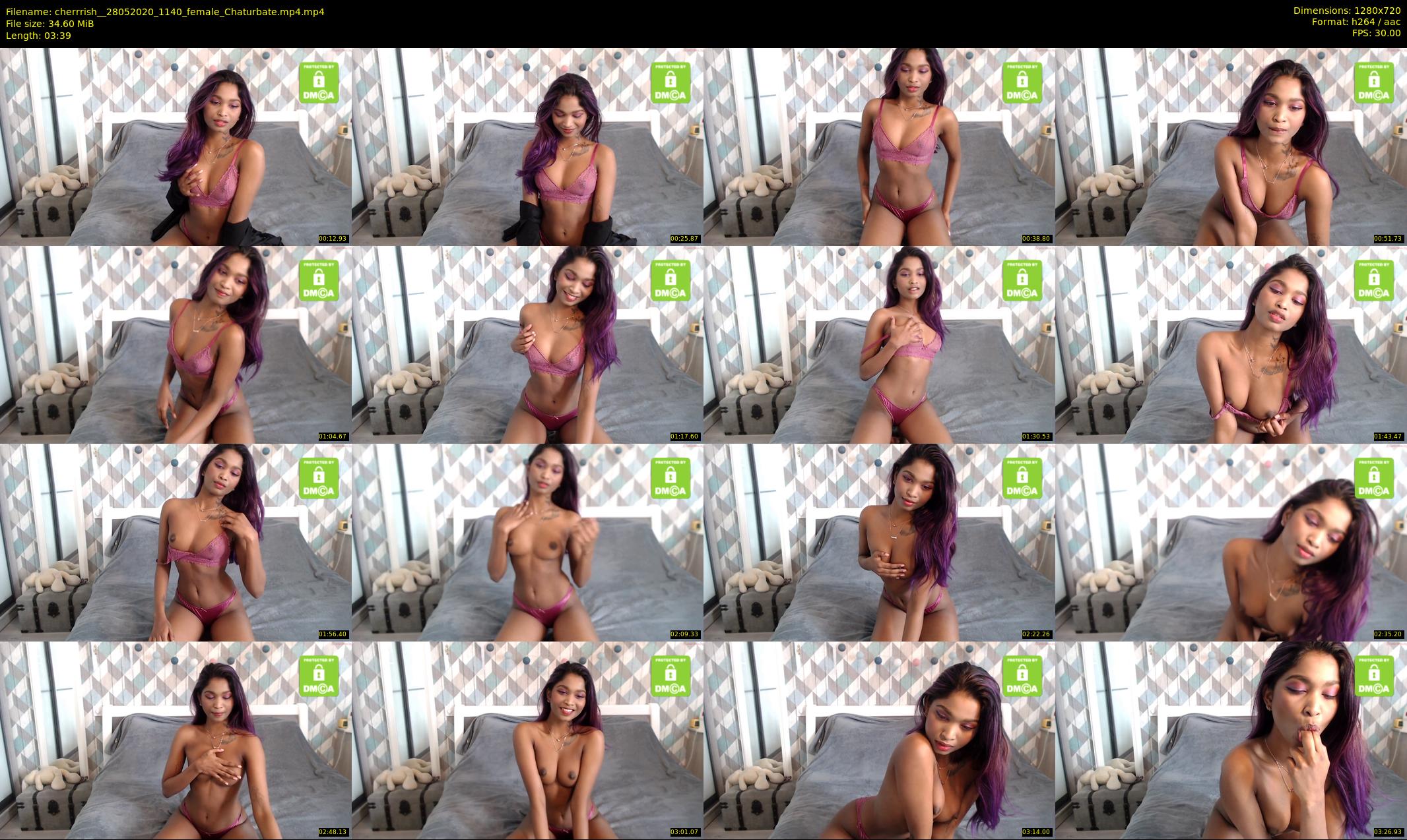 cherrrish_ — 4 minute Chaturbate female cam show recording, 720p, May 28, 2020