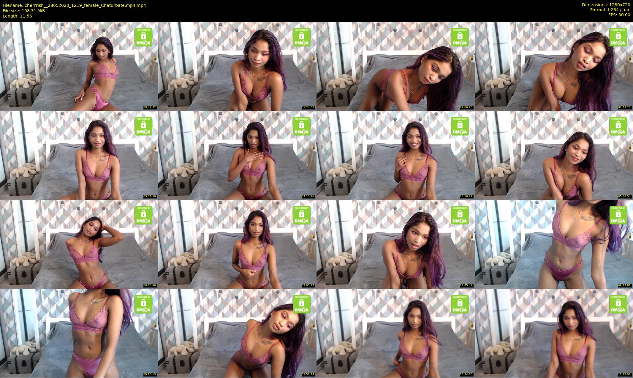 cherrrish_ — 12 minute Chaturbate female cam show recording, 720p, May 28, 2020