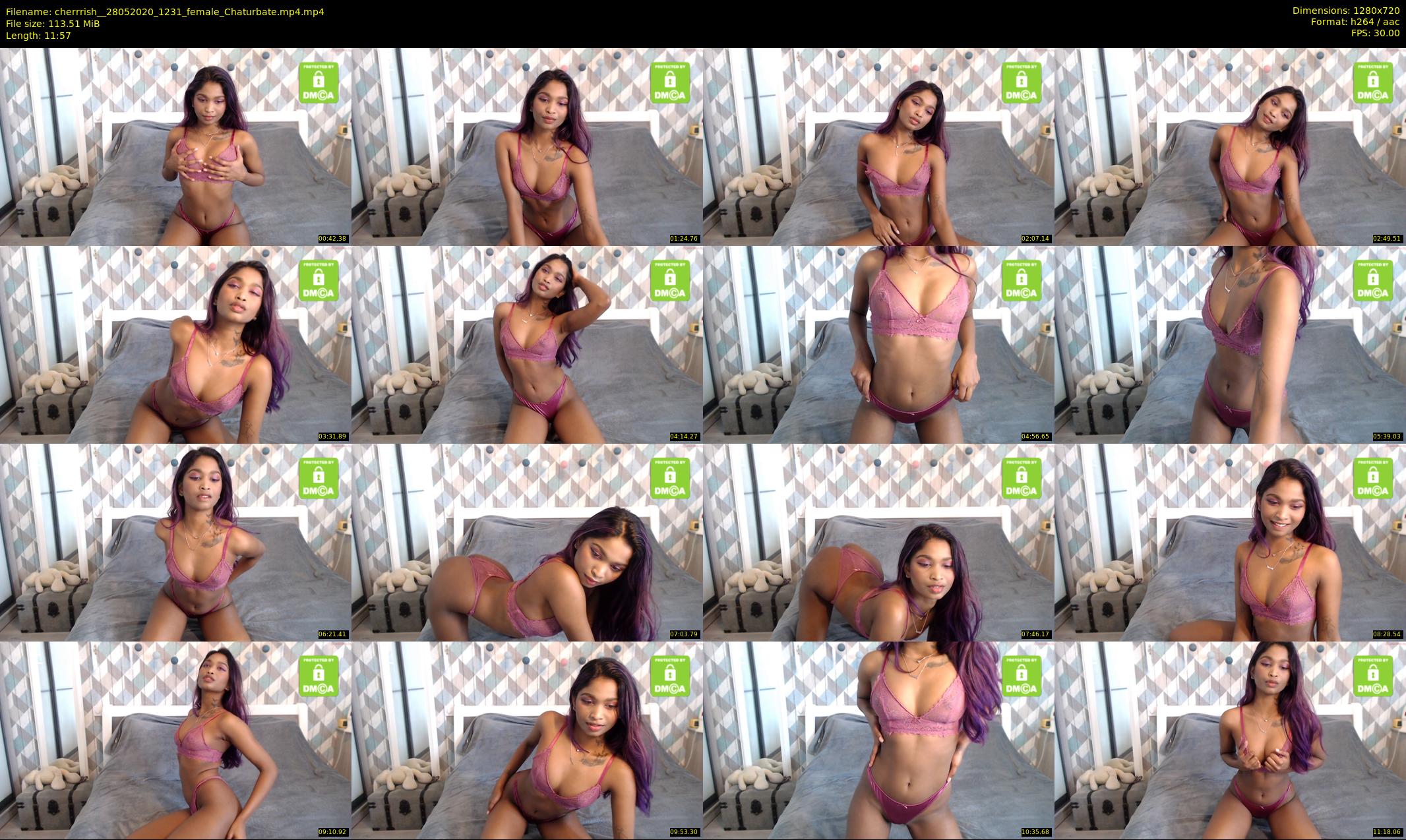 cherrrish_ — 12 minute Chaturbate female cam show recording, 720p, May 28, 2020